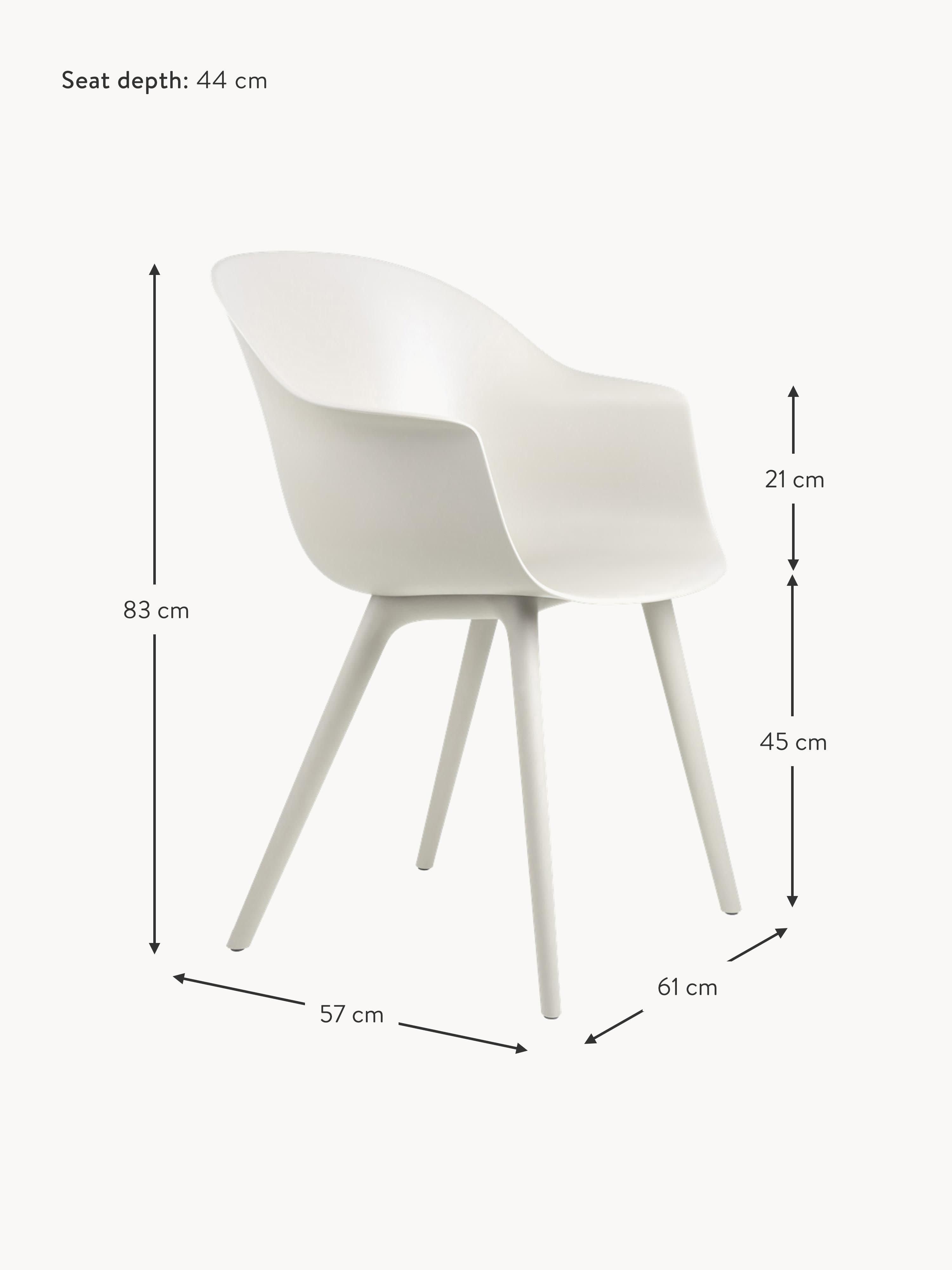 Bat Garden Dining Chair with Armrests