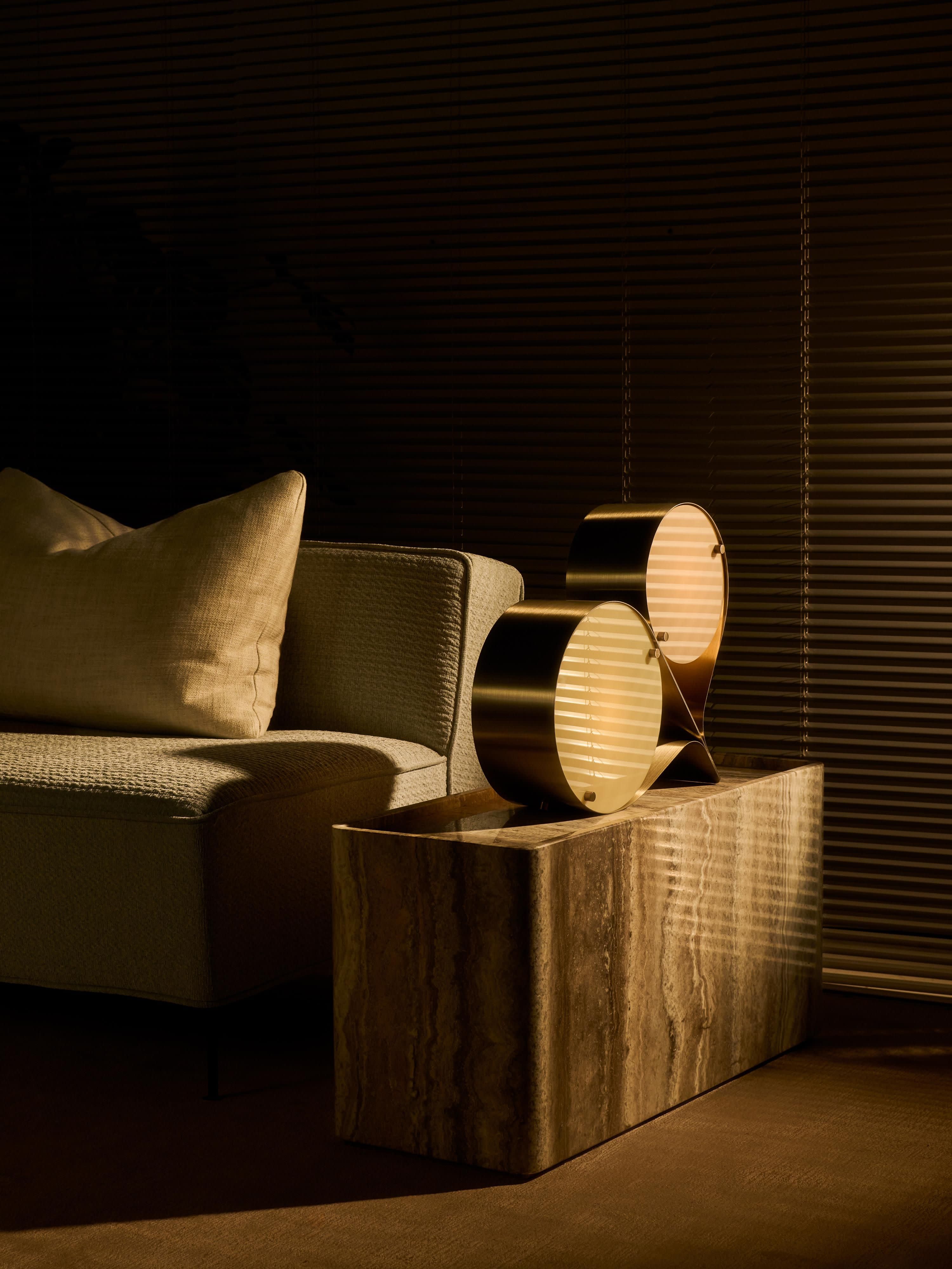 Pietra Travertine Side Table