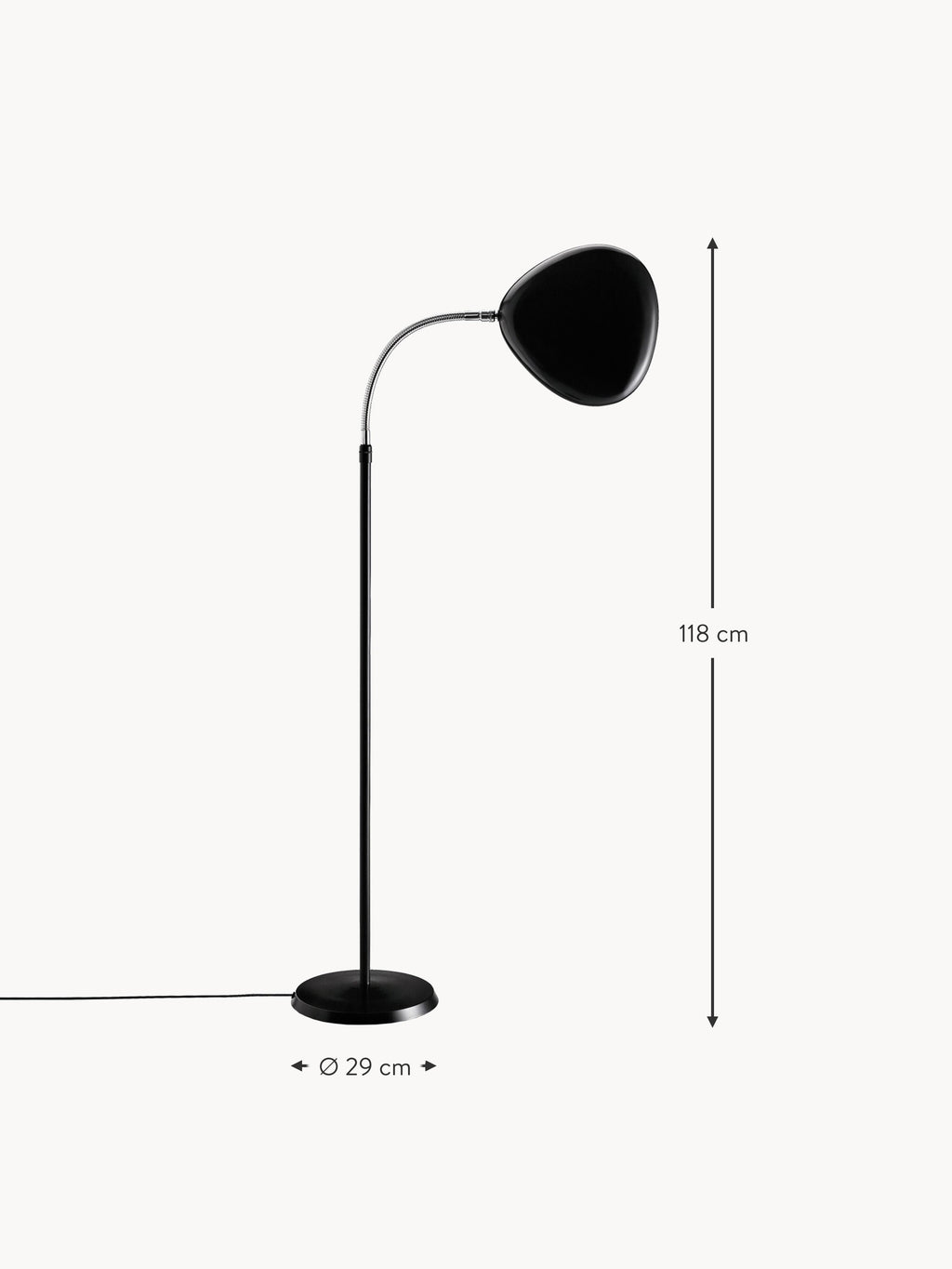 Cobra Small Adjustable Floor Lamp