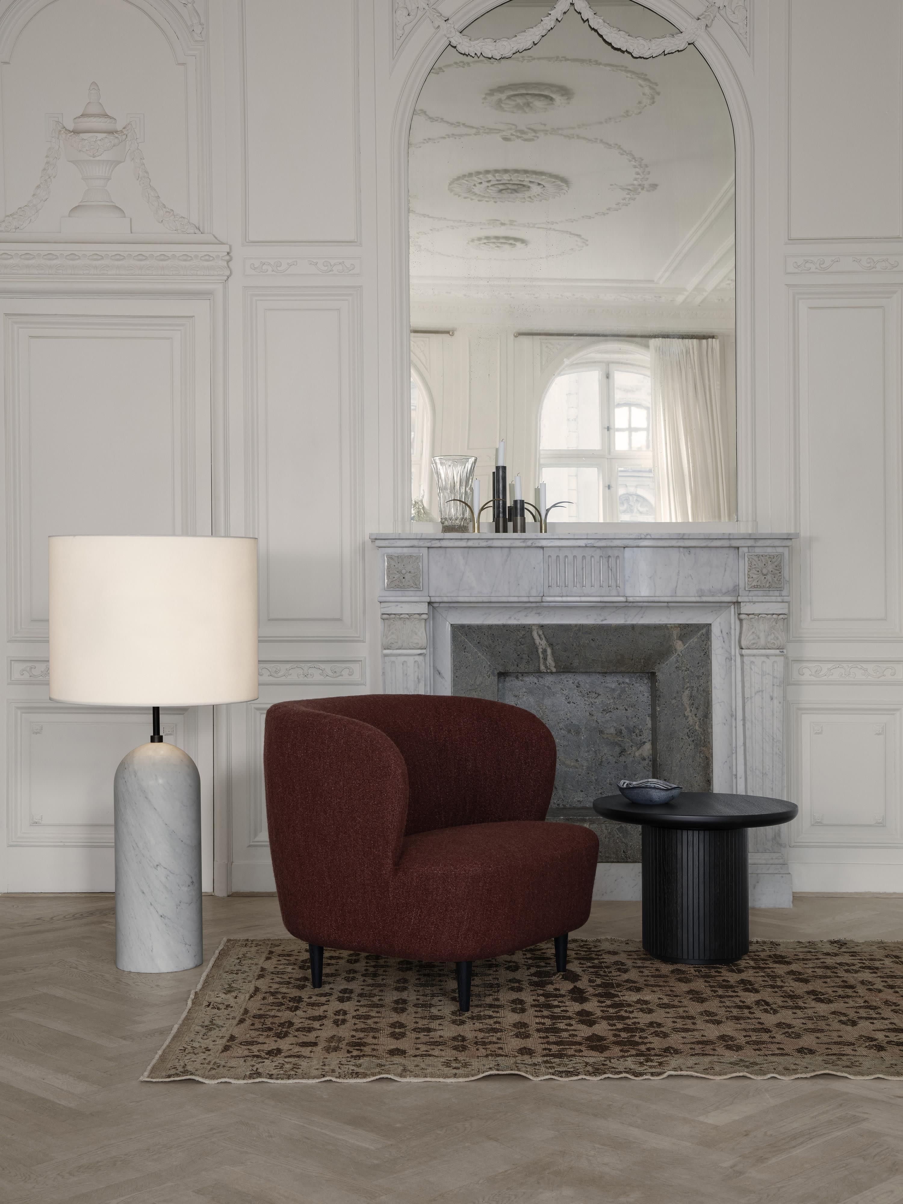 Gravity Dimmable Floor Lamp with Marble Base, H 120 cm