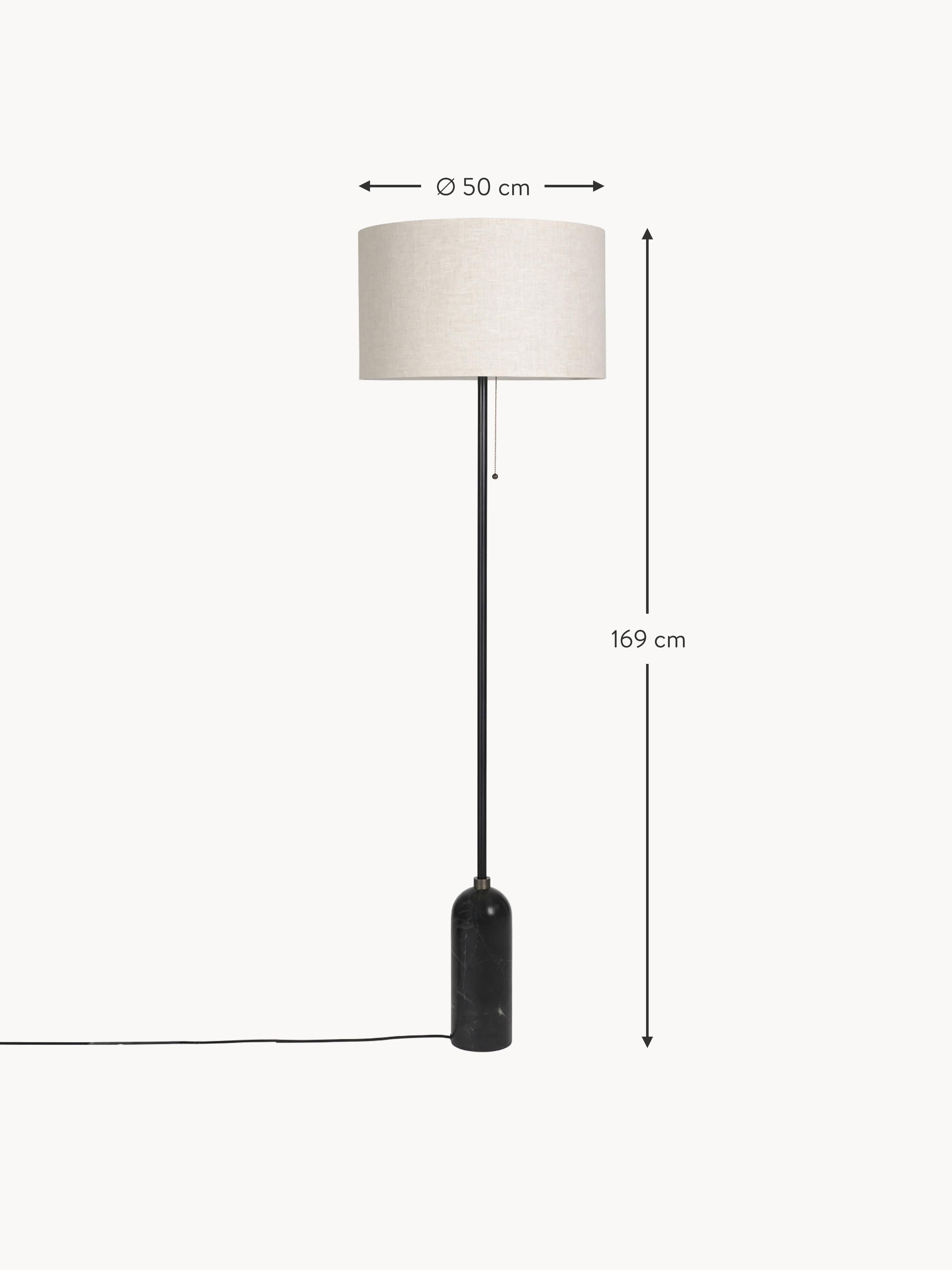 Gravity Dimmable Floor Lamp with Marble Base