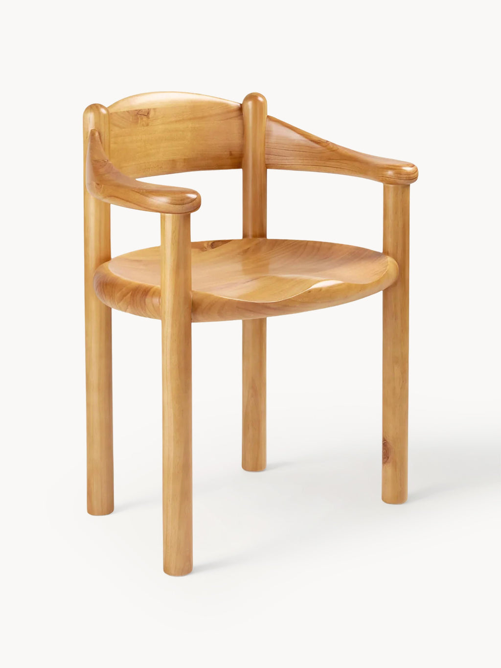 Gallery image 1 - Pine Wood Dining Chair Daumiller with Armrests