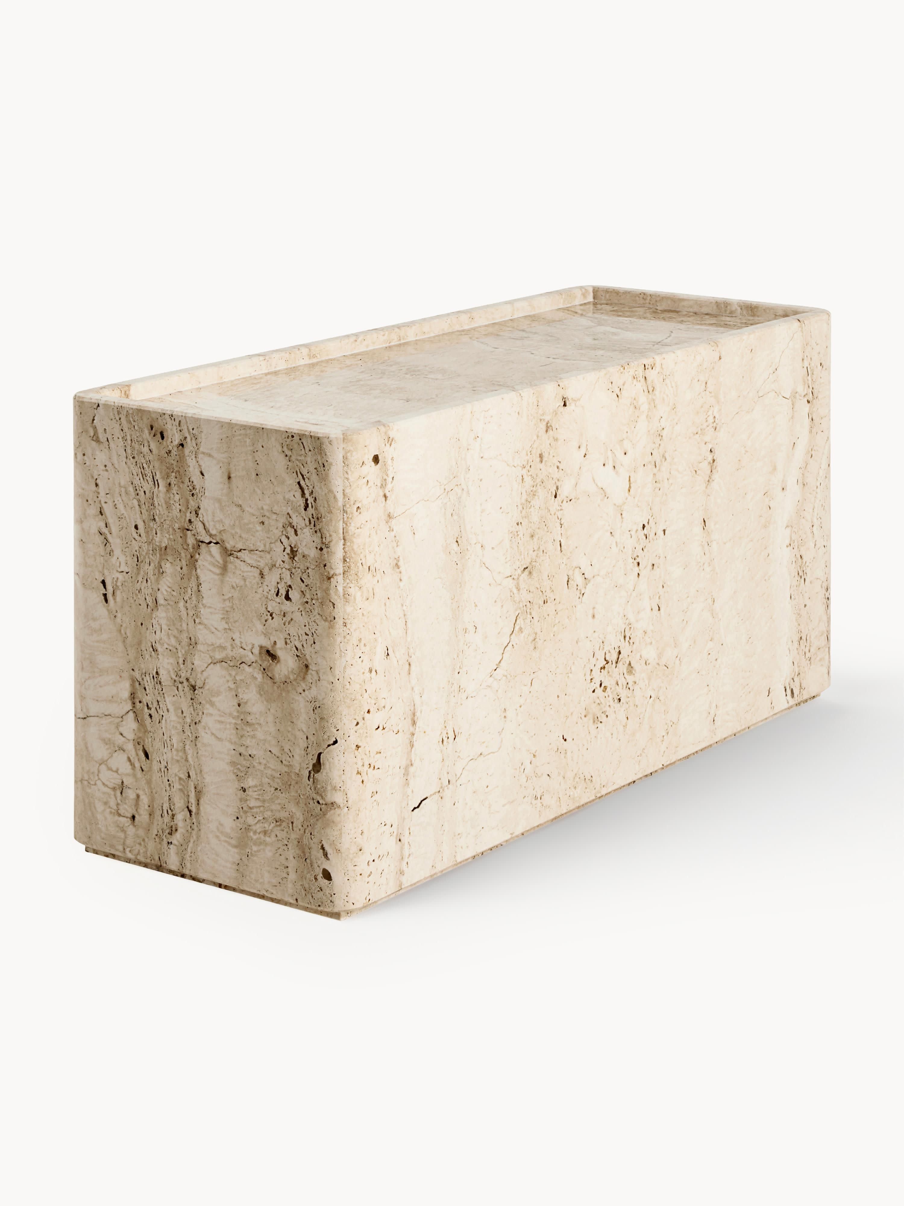 Gallery image 1 - Travertine Side Table Pietra