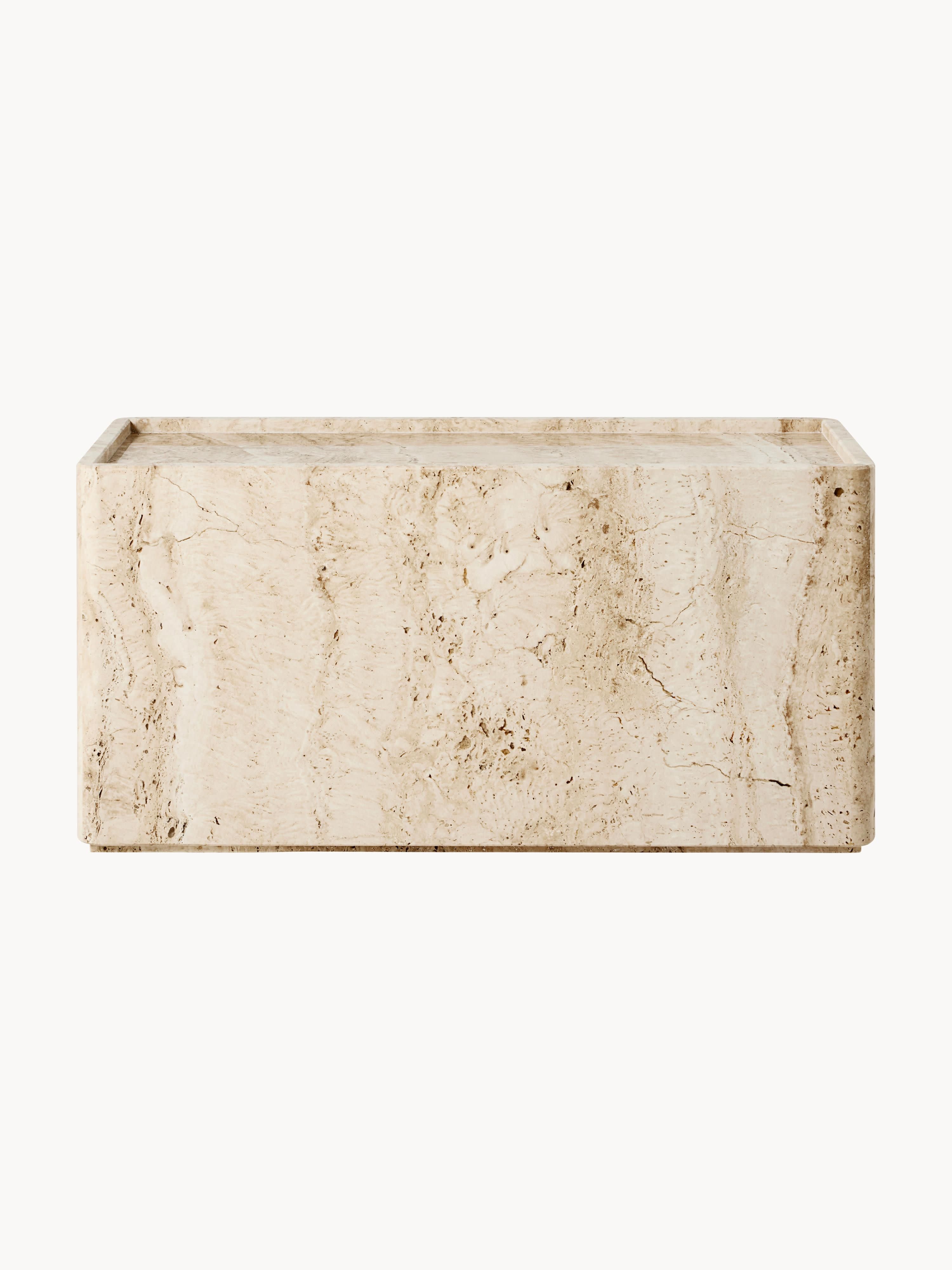 Pietra Travertine Side Table