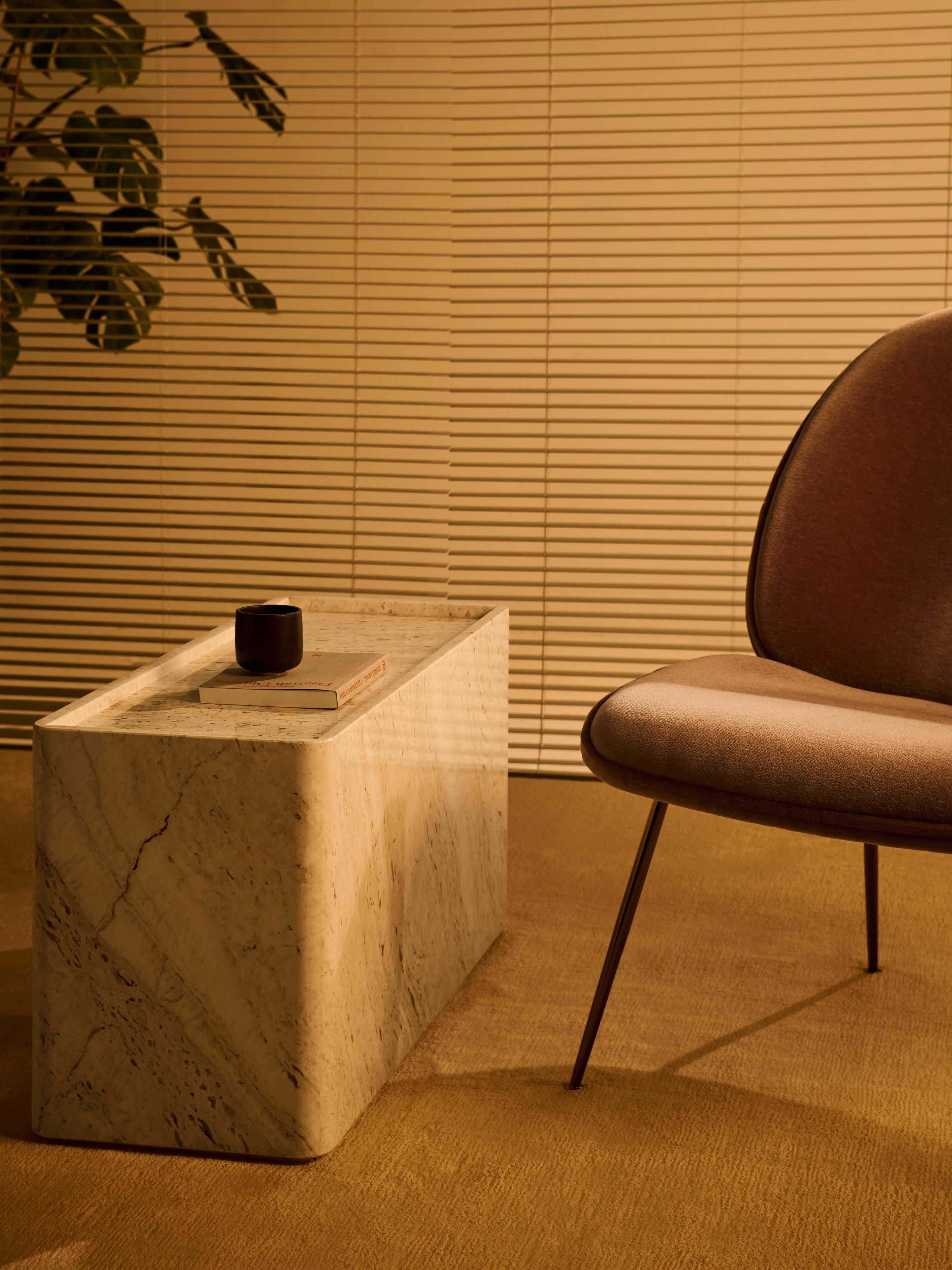 Pietra Travertine Side Table