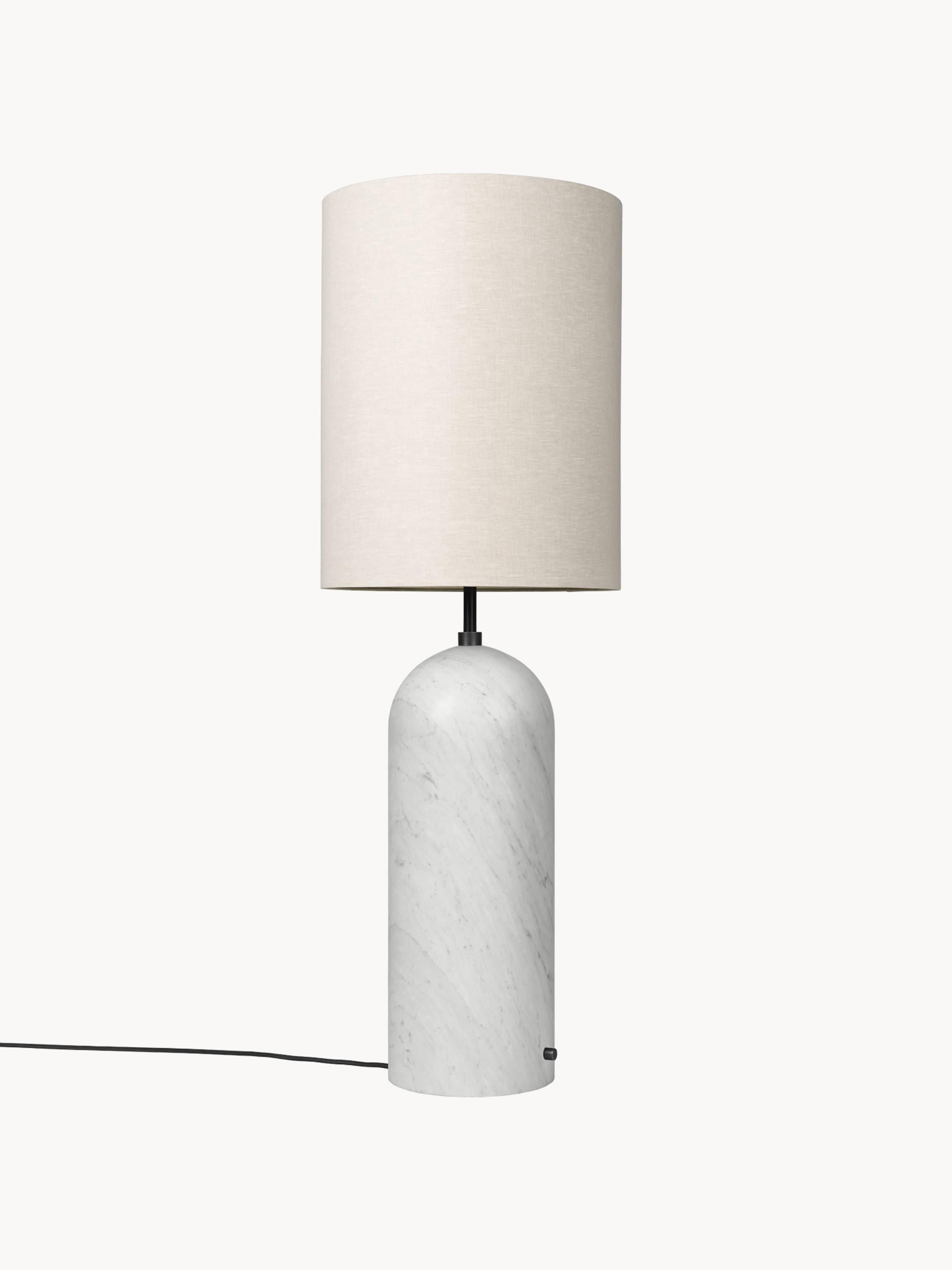 Gravity Dimmable Floor Lamp with Marble Base, H 130 cm