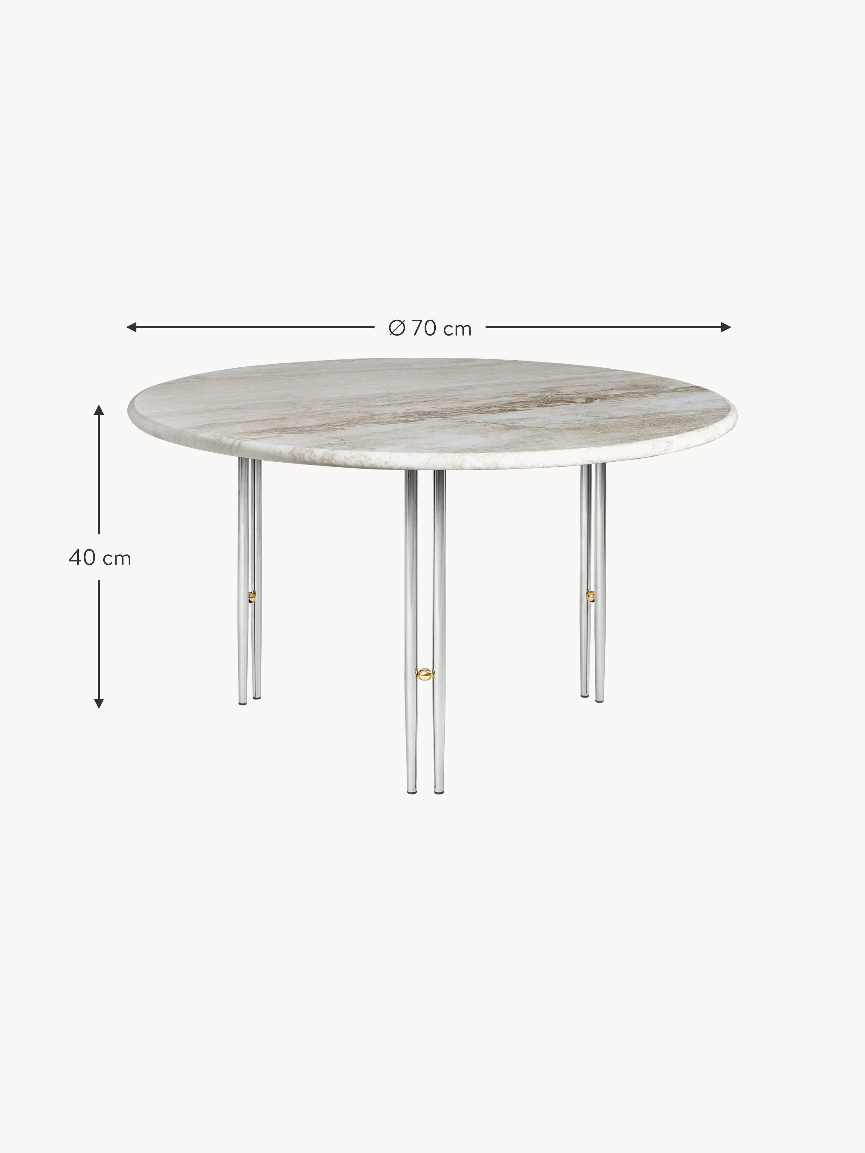 Ioi Round Marble Coffee Table, Ø 70 cm