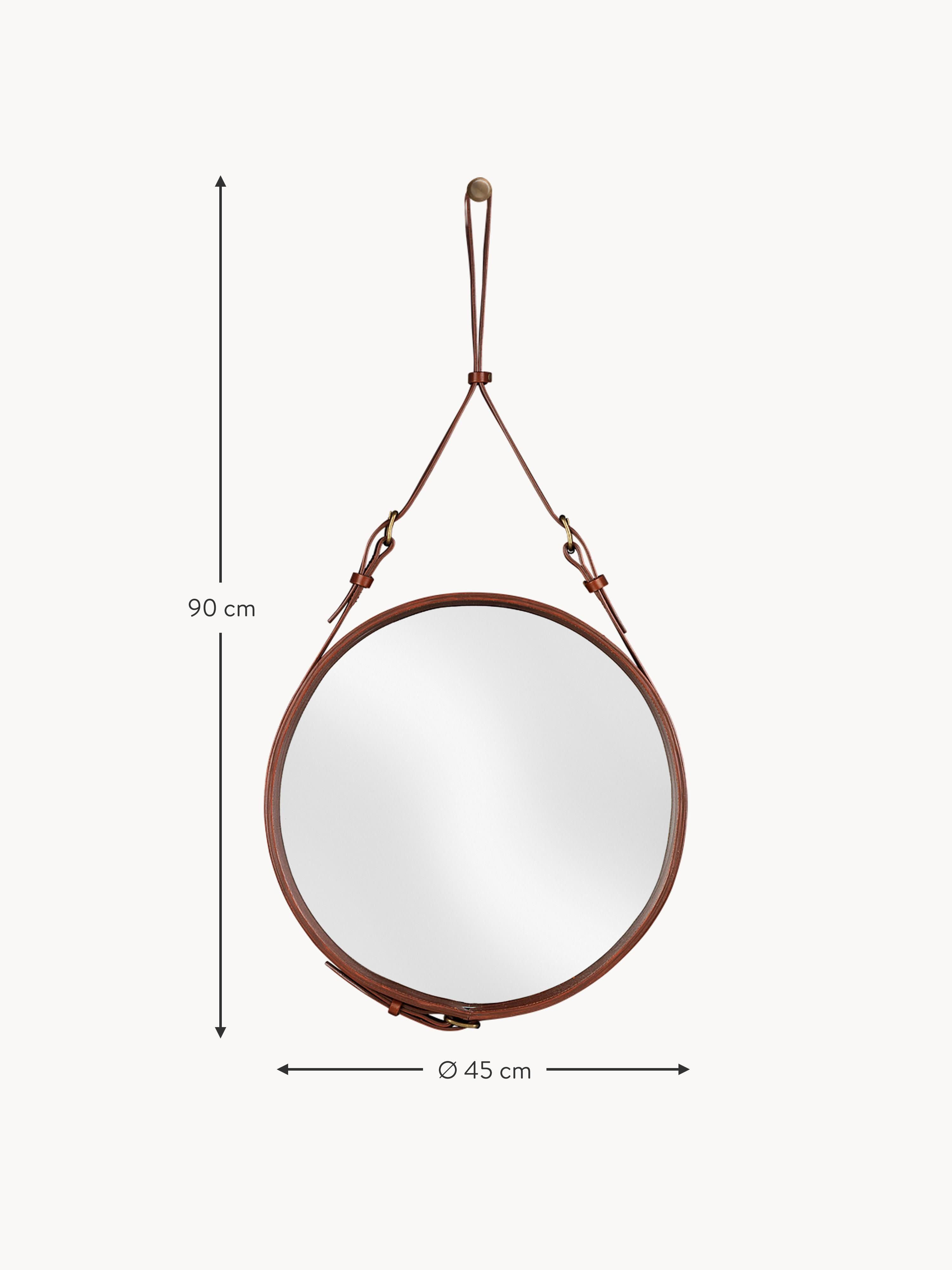 Adnet Round Wall Mirror, Various Sizes