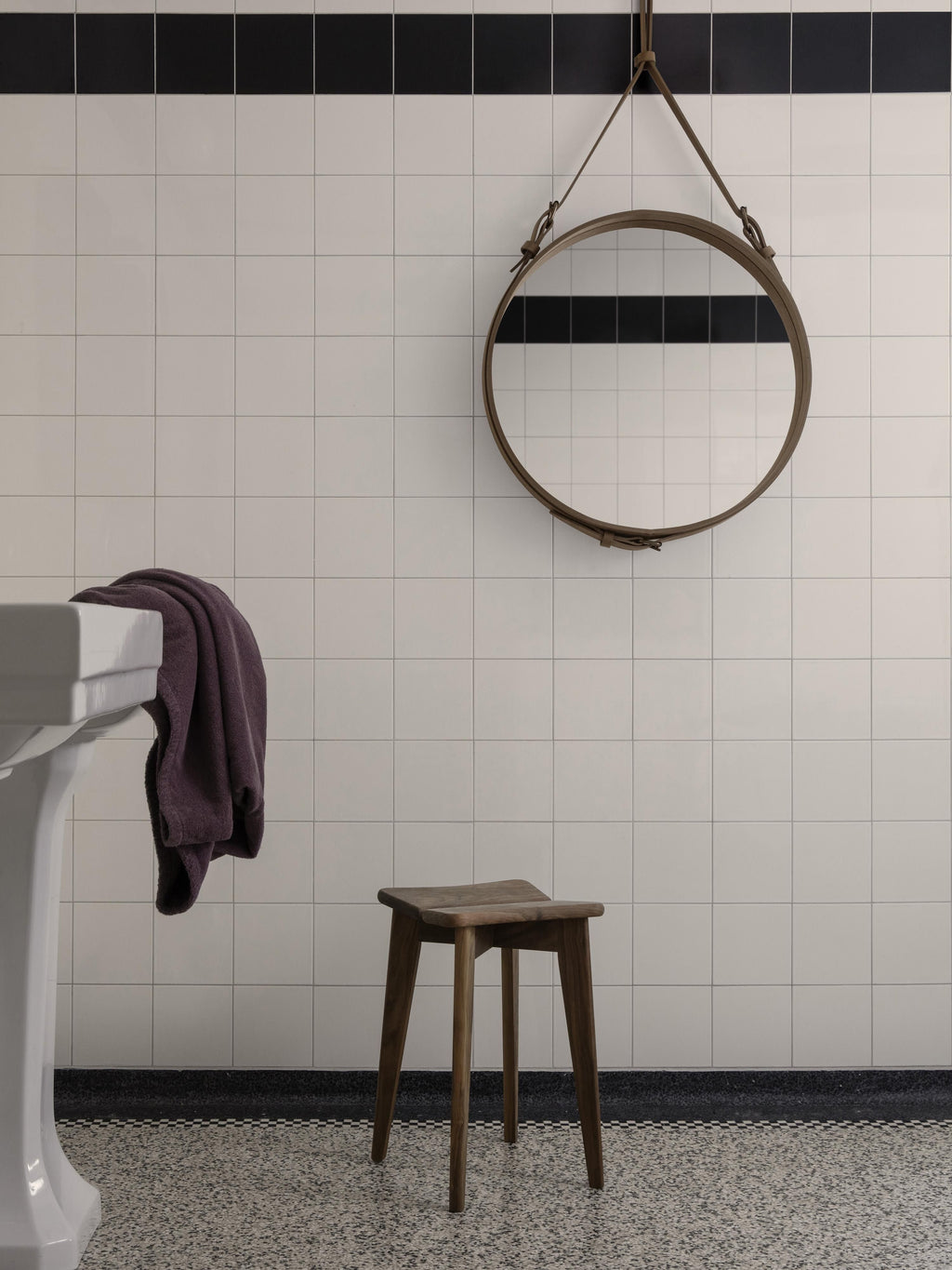 Adnet Round Wall Mirror, Various Sizes