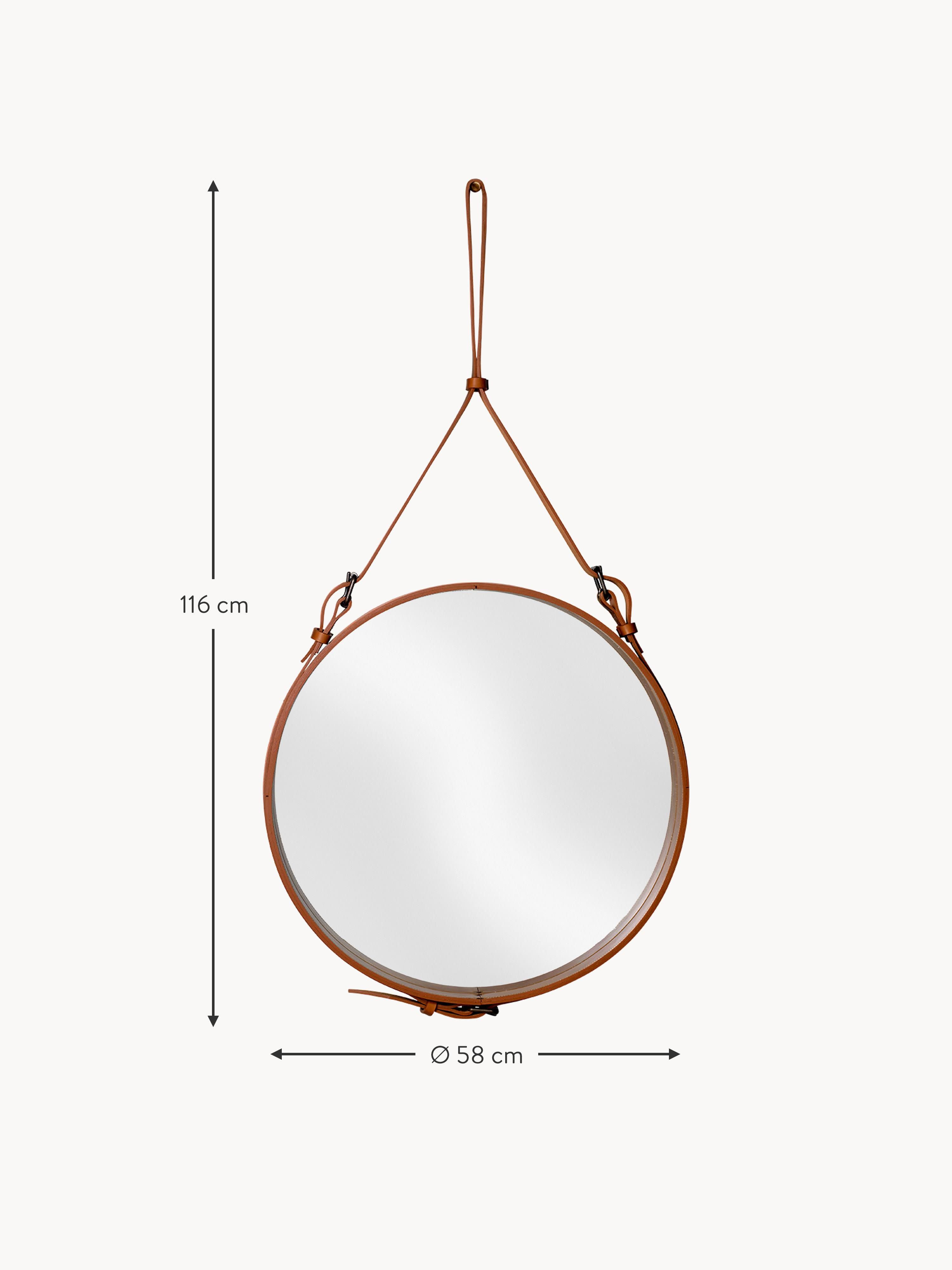 Adnet Round Wall Mirror, Various Sizes