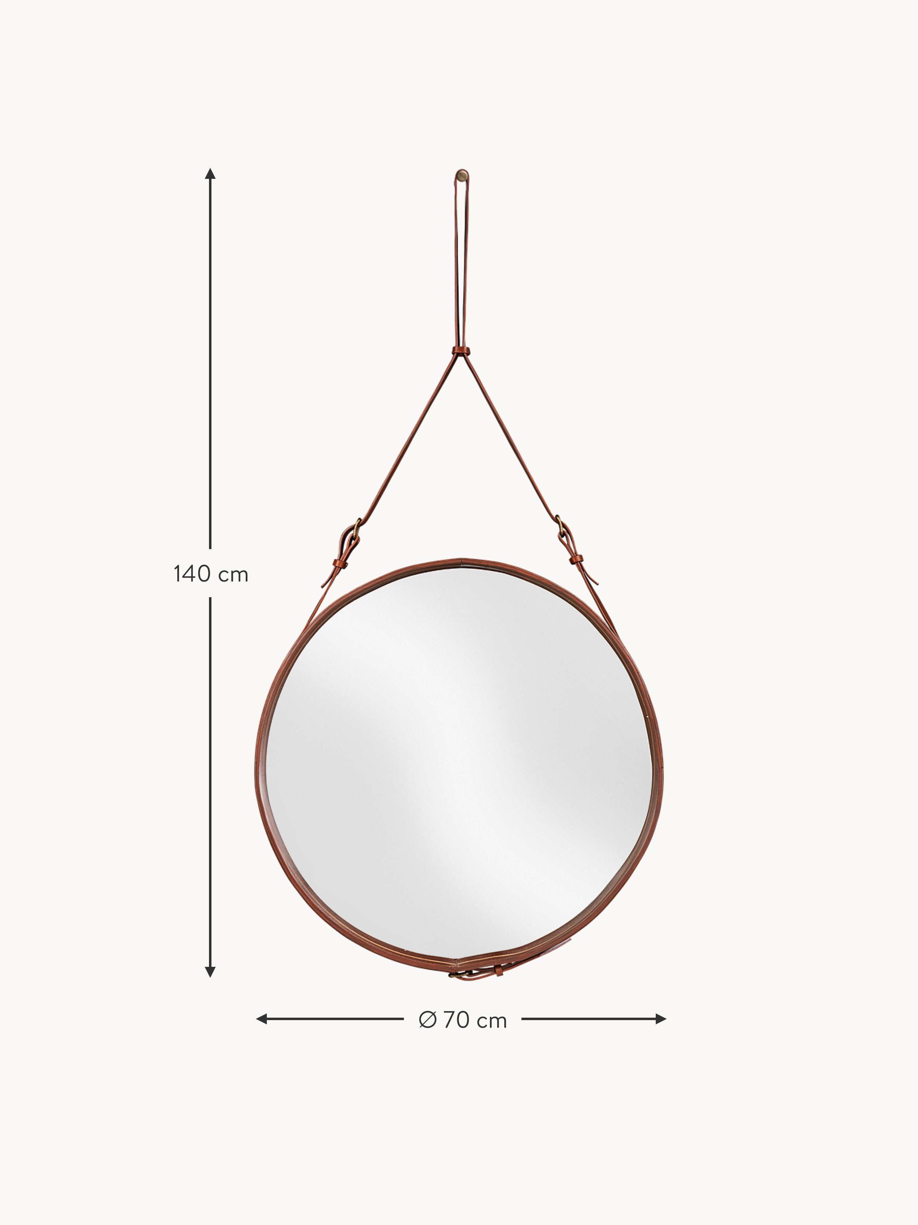 Adnet Round Wall Mirror, Various Sizes