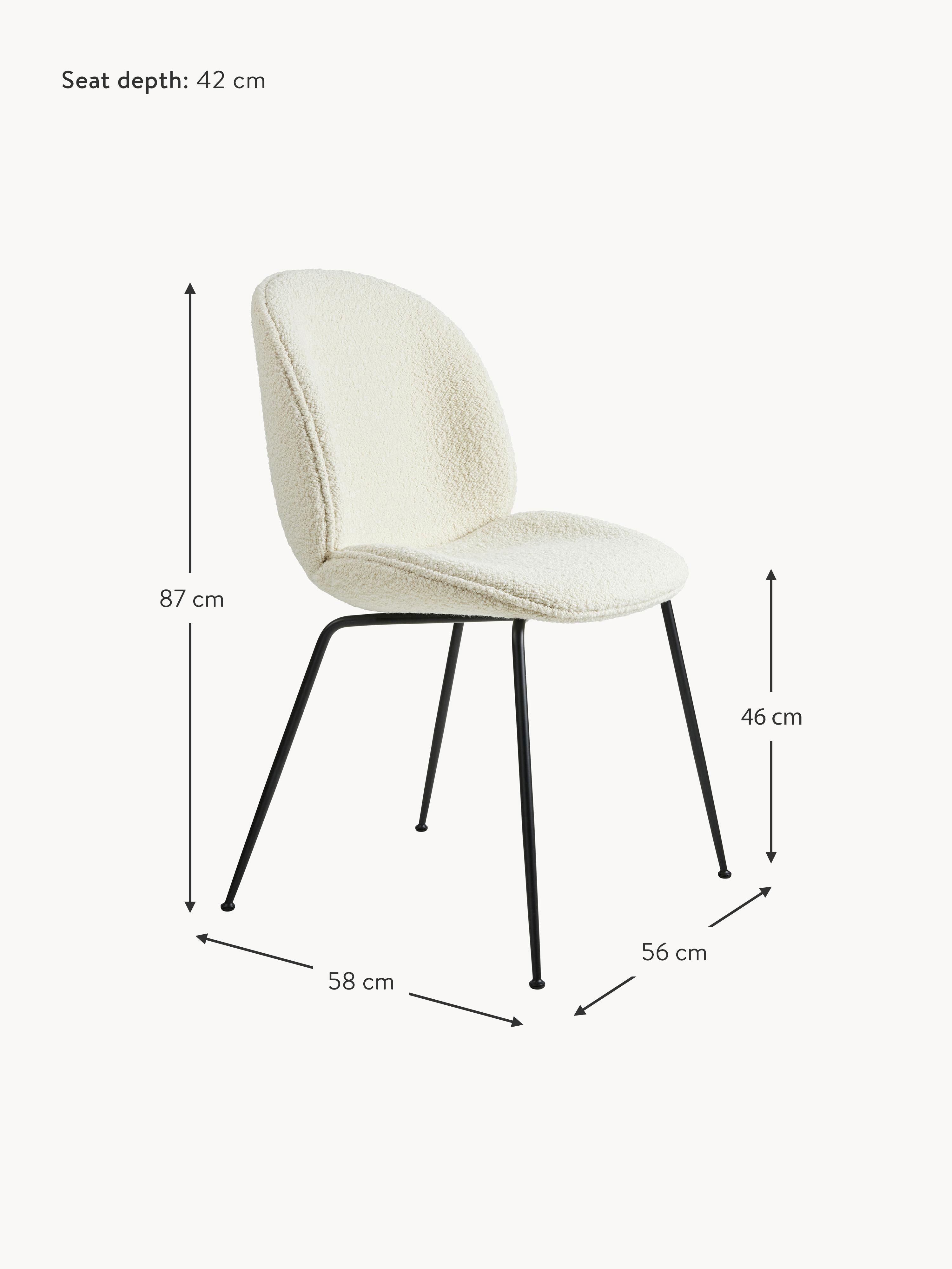 Beetle Bouclé Dining Chair