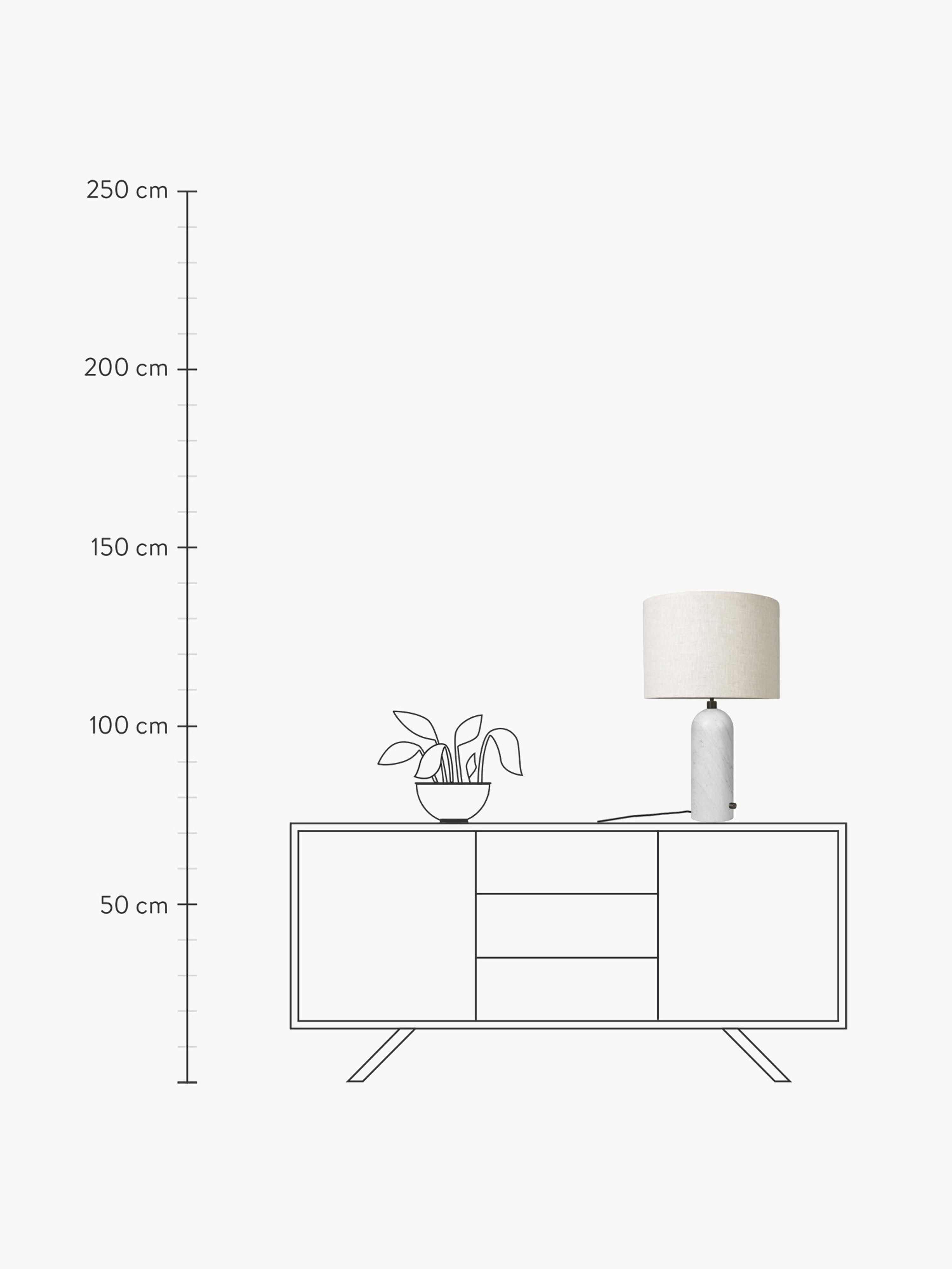 Gravity Large Dimmable Table Lamp with Marble Base, in various sizes