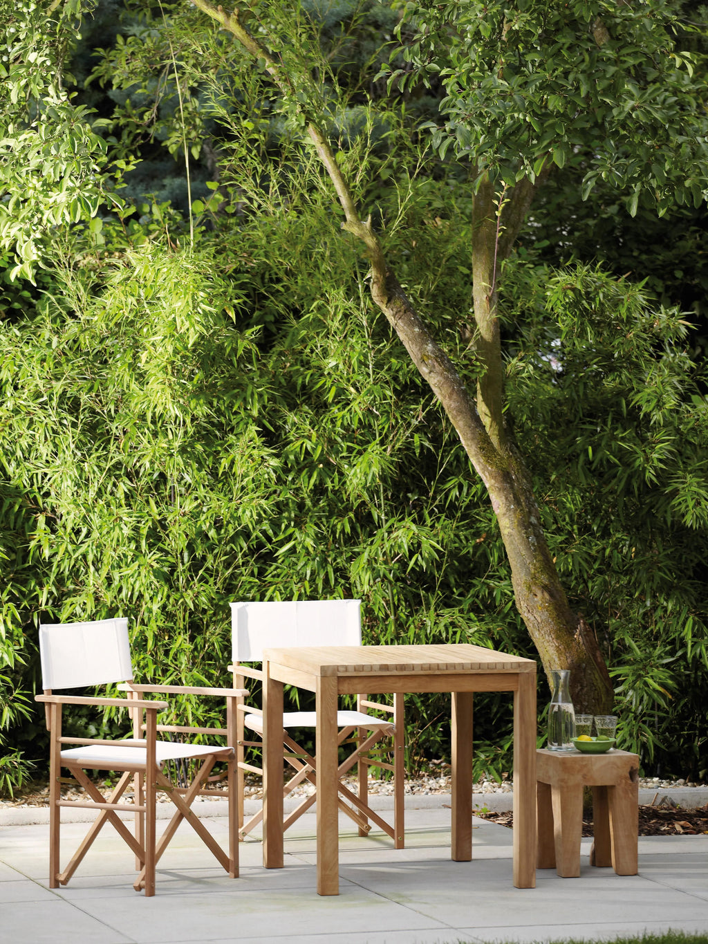 Samoa Teak Wood Garden Table, 75 X 60 cm