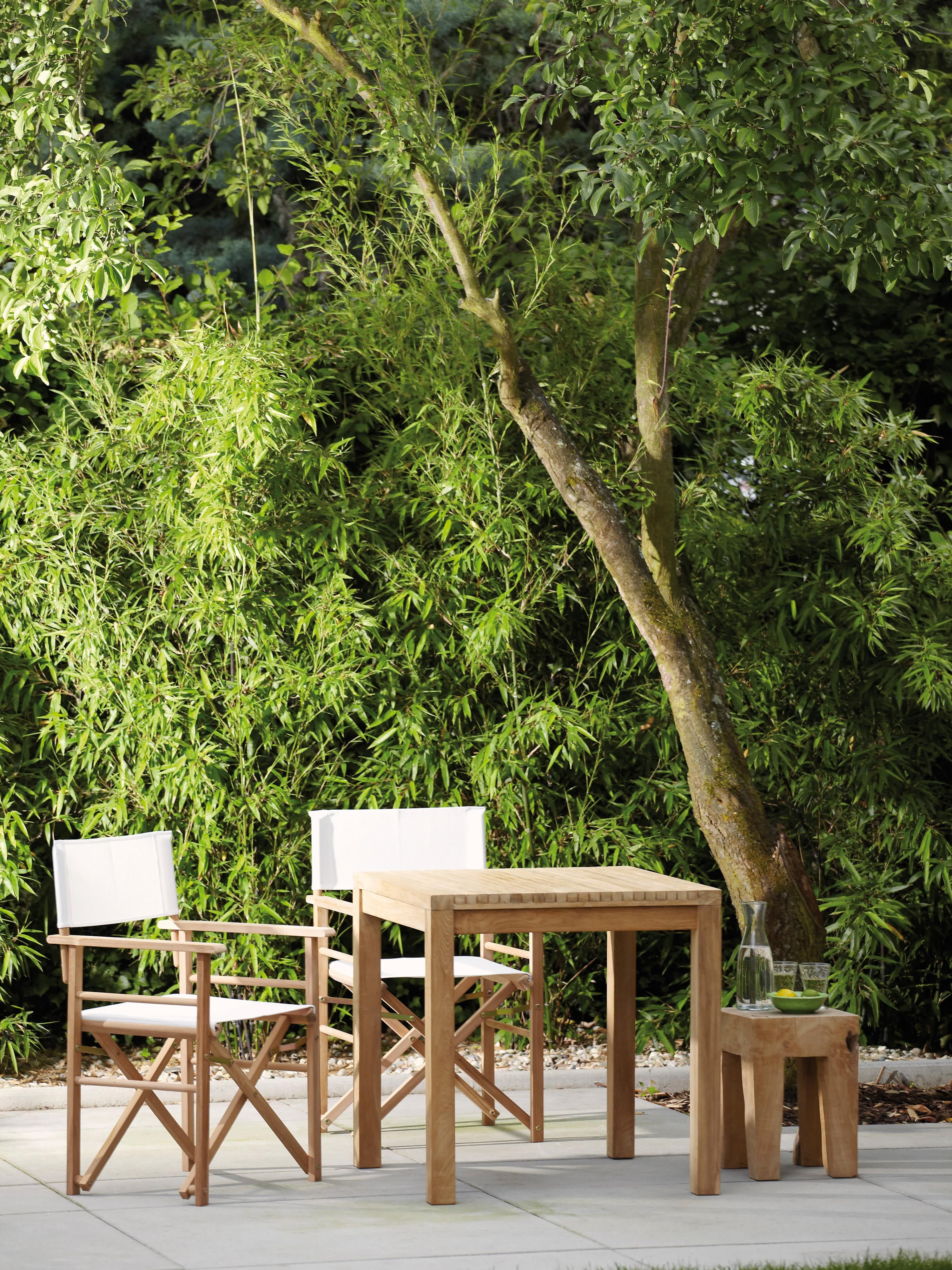 Samoa Teak Wood Garden Table, 75 X 60 cm