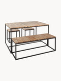 Gallery image 1 - Robinia Wood Garden Lounge Set Alois, Set of 4