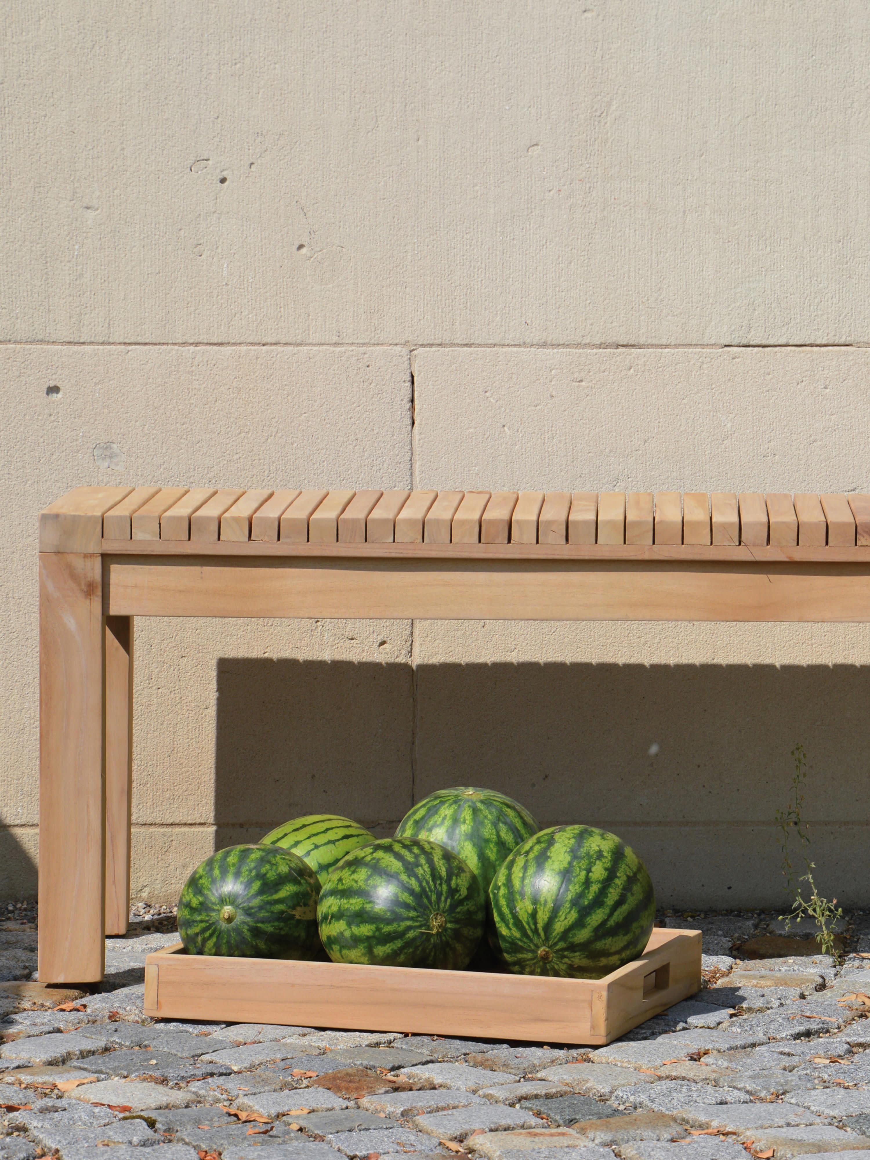 Samoa Teak Wood Garden Bench, W 130 cm