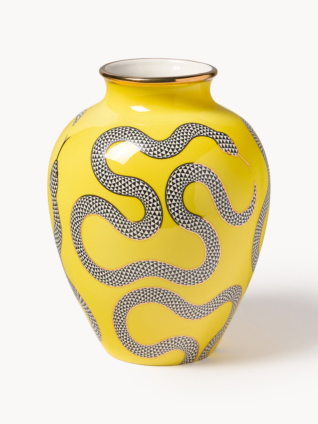 Gallery image 1 - Porcelain Vase Eden with Gold Accents, H 27 cm
