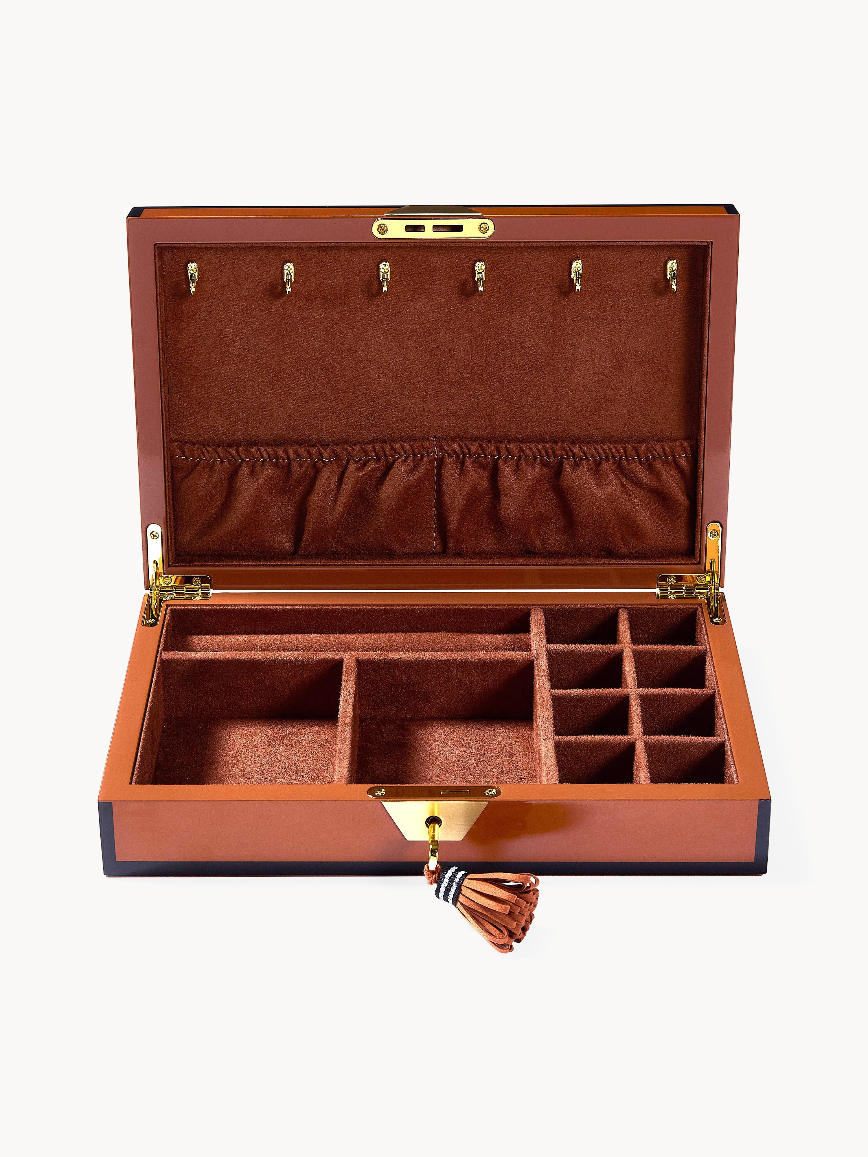 Zebra Wooden Jewellery Box