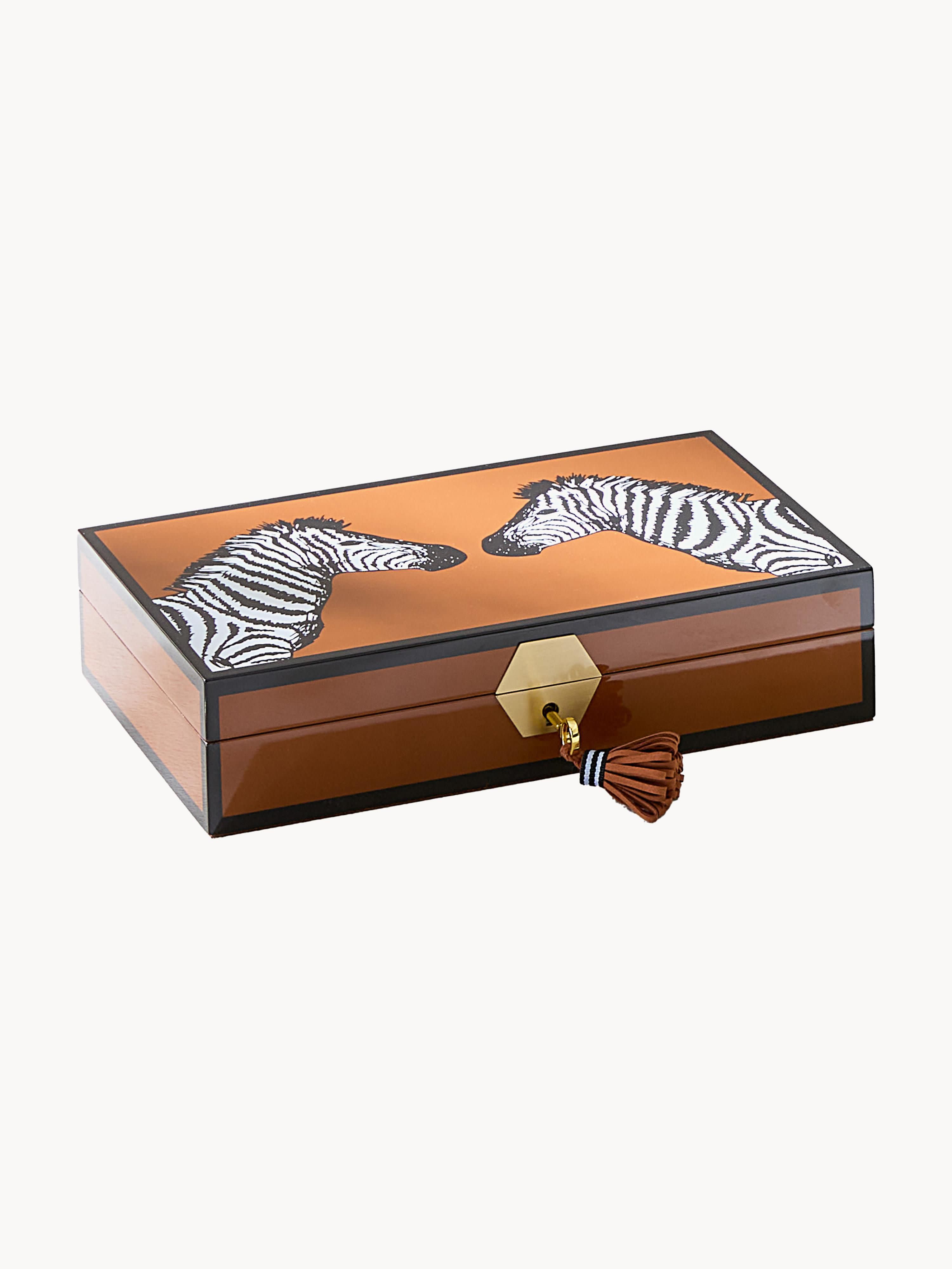 Gallery image 1 - Wooden Jewellery Box Zebra