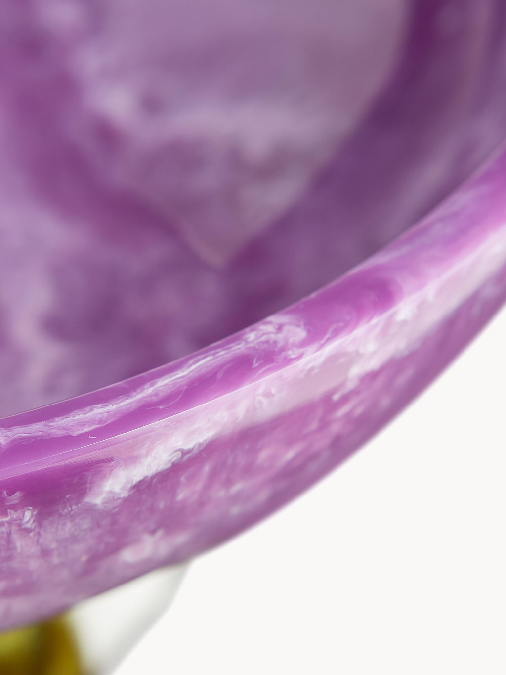 Como Handmade Marble Effect Decorative Bowl