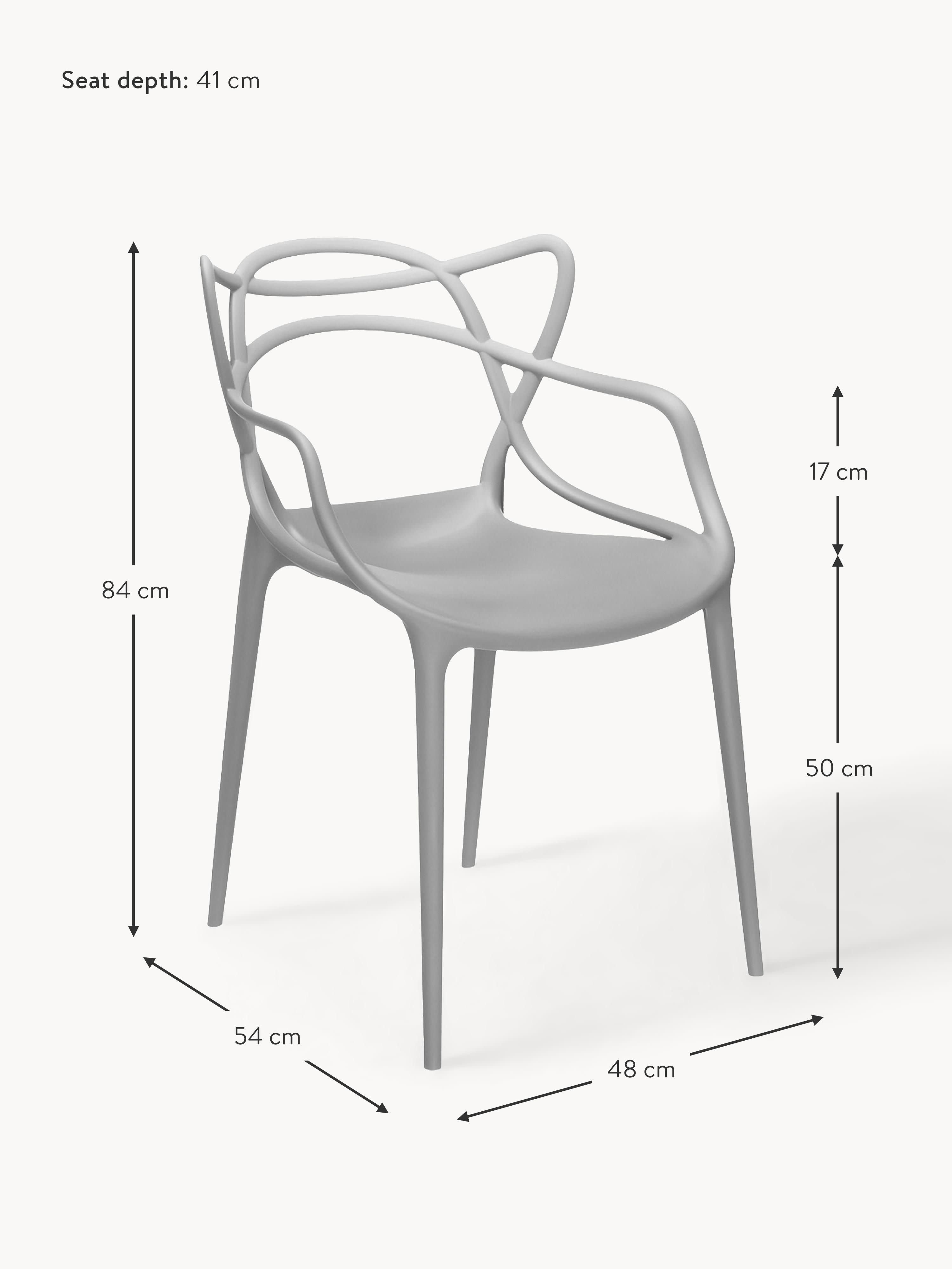 Masters Dining Chairs with Armrests, Set of 2