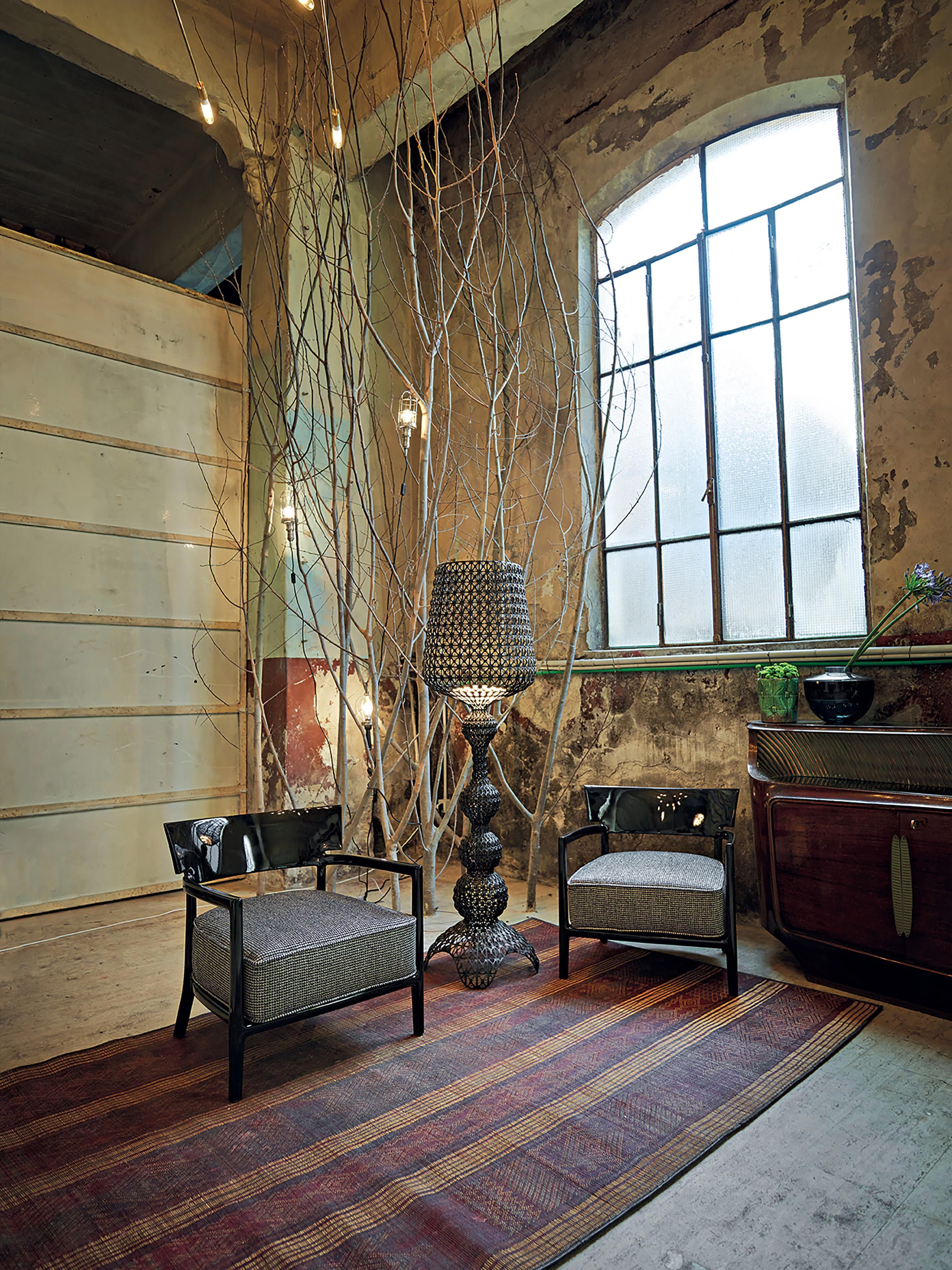 Kabuki Dimmable LED Floor Lamp