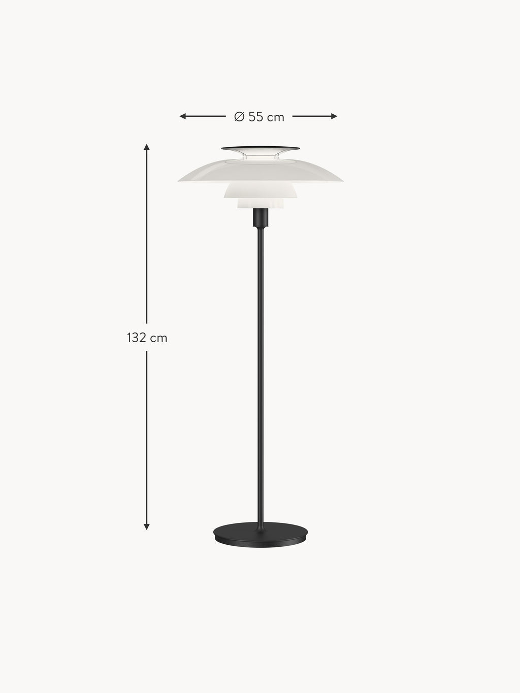 Small Dimmable Floor Lamp PH 80