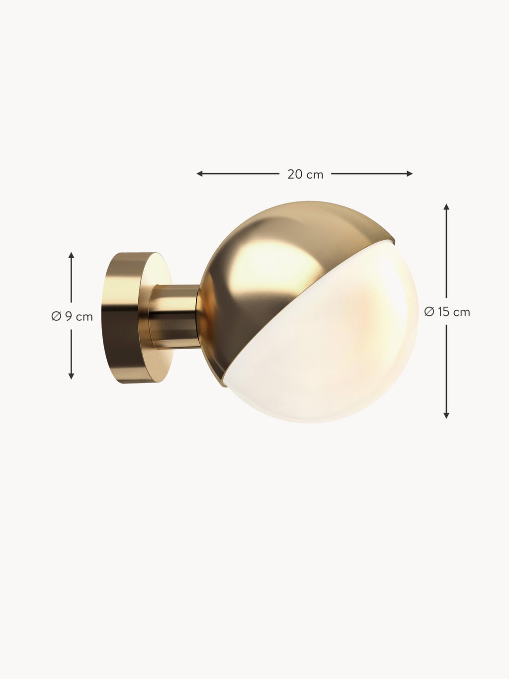 Studio Mouth-Blown Glass Wall Lamp VL