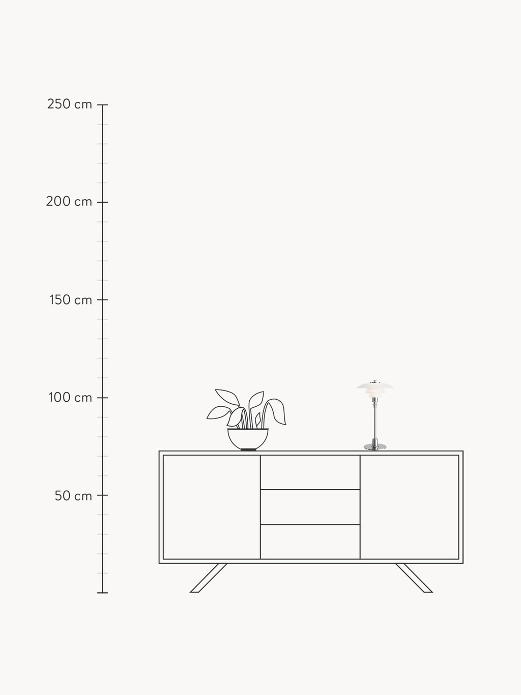 Small Mouth-Blown Table Lamp PH 2/1