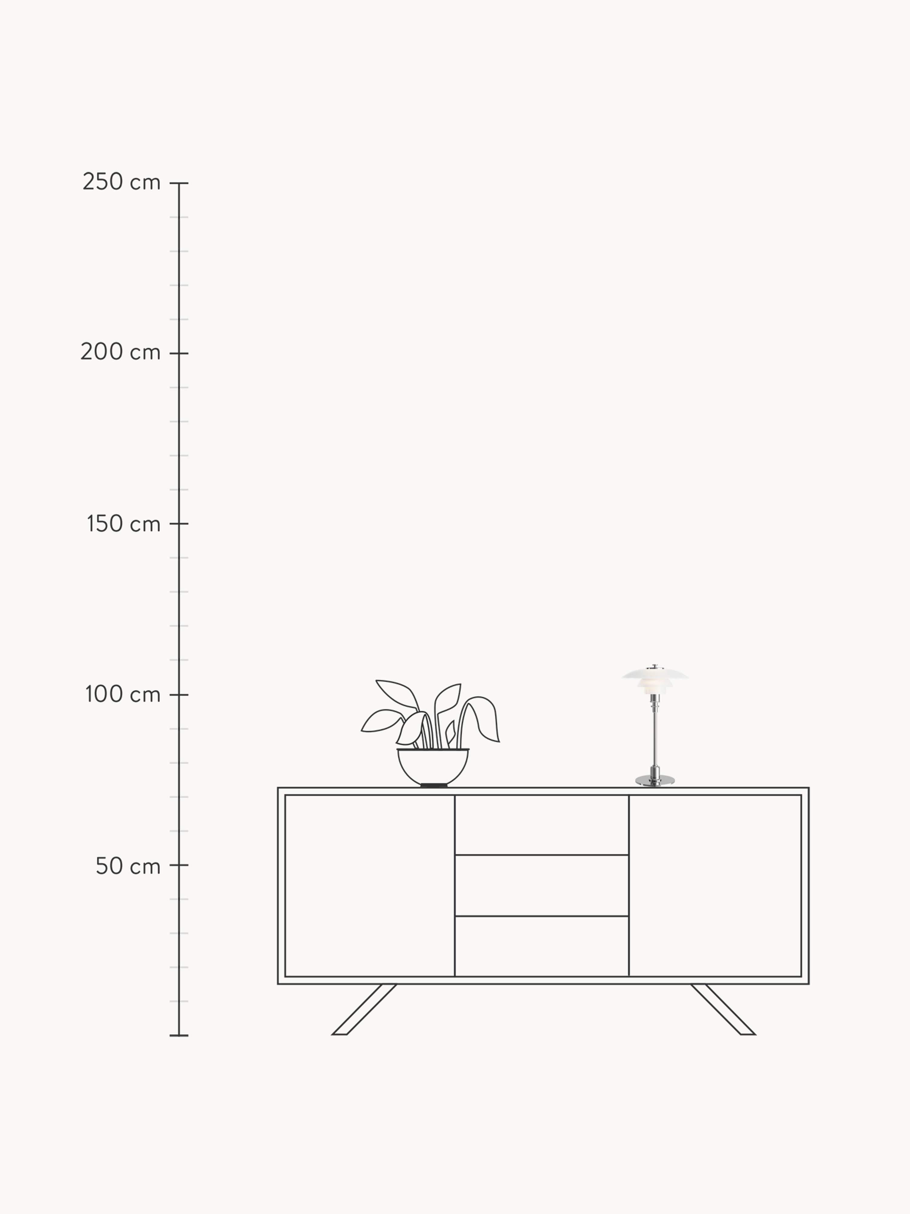 Small Mouth-Blown Table Lamp PH 2/1