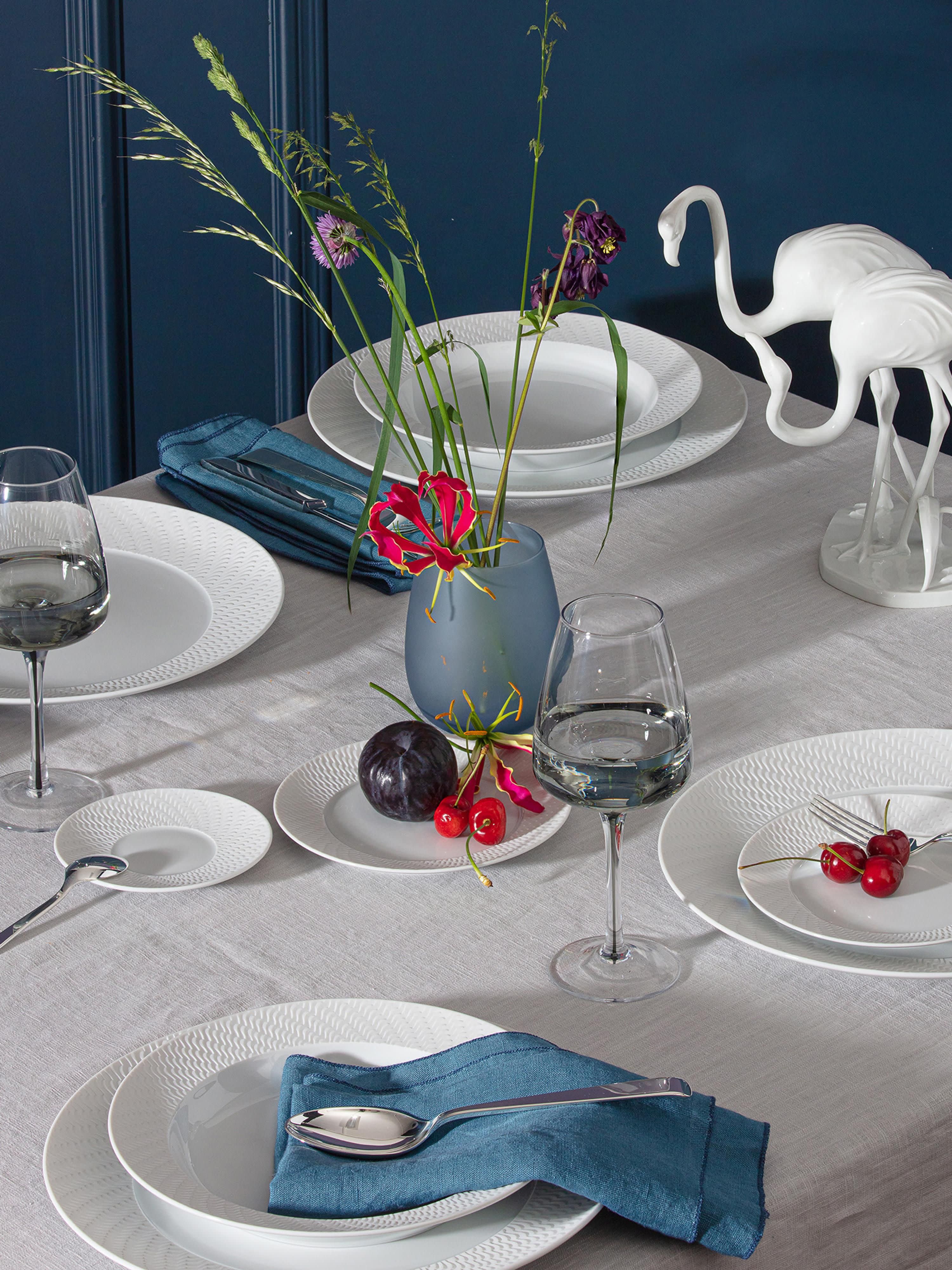 Handmade Porcelain Tableware Set No. 41, 2People, Set of 12