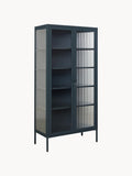 Gallery image 1 - Metal Display Cabinet The Collector with Ribbed Glass