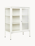Gallery image 1 - Metal Display Cabinet The Mixer with Ribbed Glass