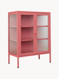 Gallery image 1 - Metal Display Cabinet The Mixer with Ribbed Glass
