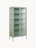 Gallery image 1 - Metal Display Cabinet The Collector with Ribbed Glass