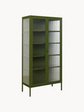 Gallery image 1 - Metal Display Cabinet The Collector with Ribbed Glass