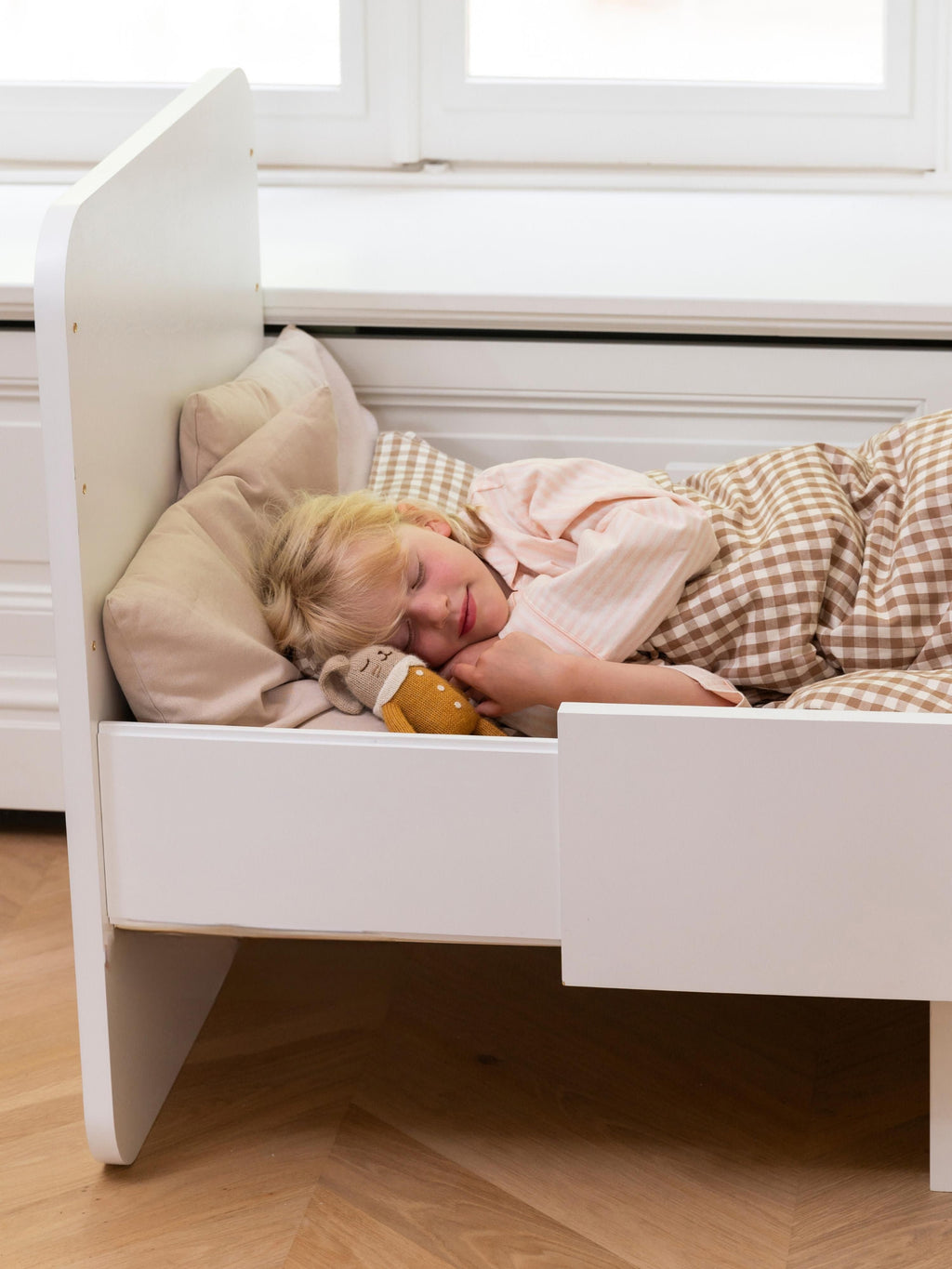 Baby Bed with Extension to Kids Bed, 70 x 120/160 cm