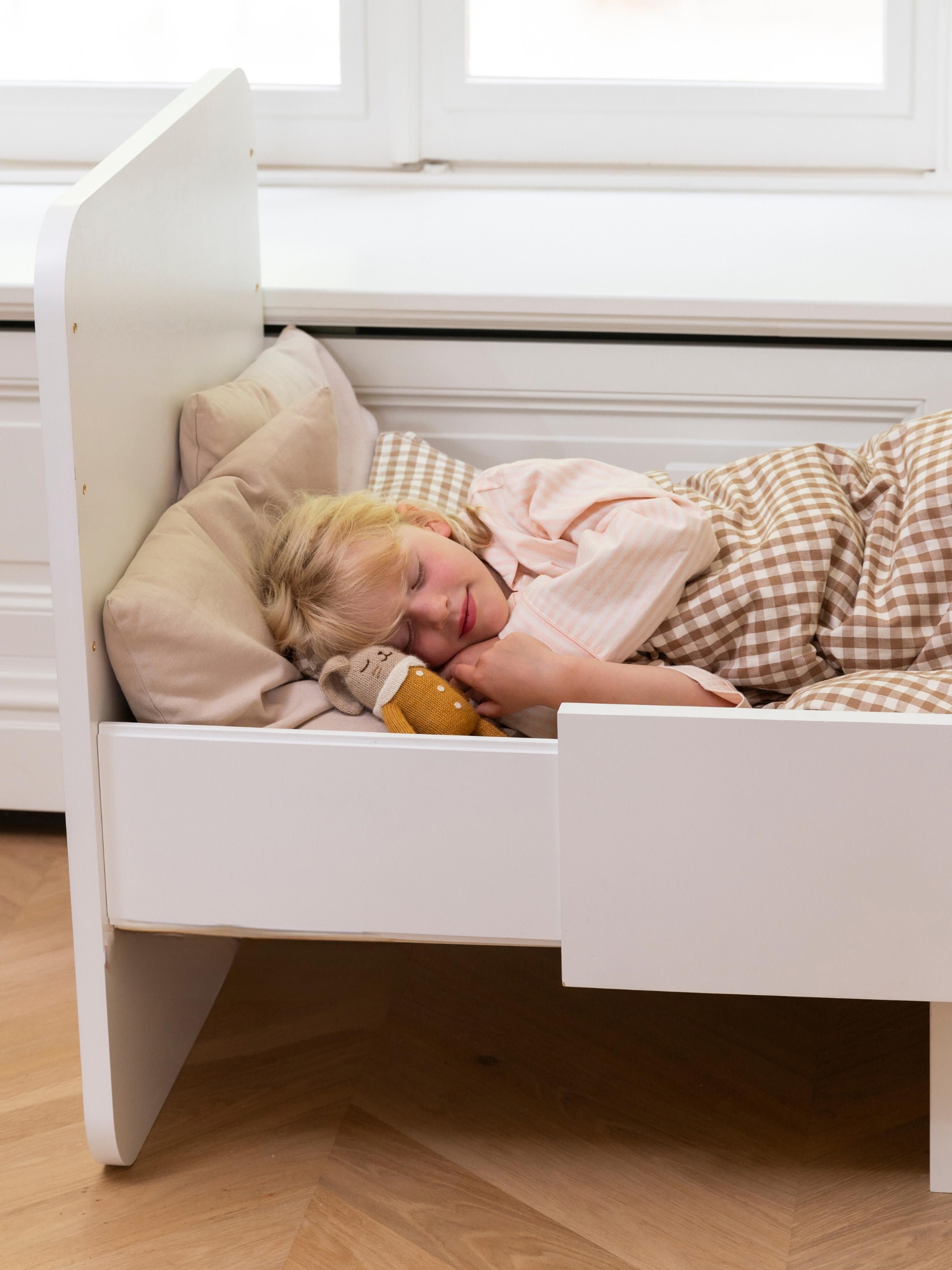 Baby Bed with Extension to Kids Bed, 70 x 120/160 cm