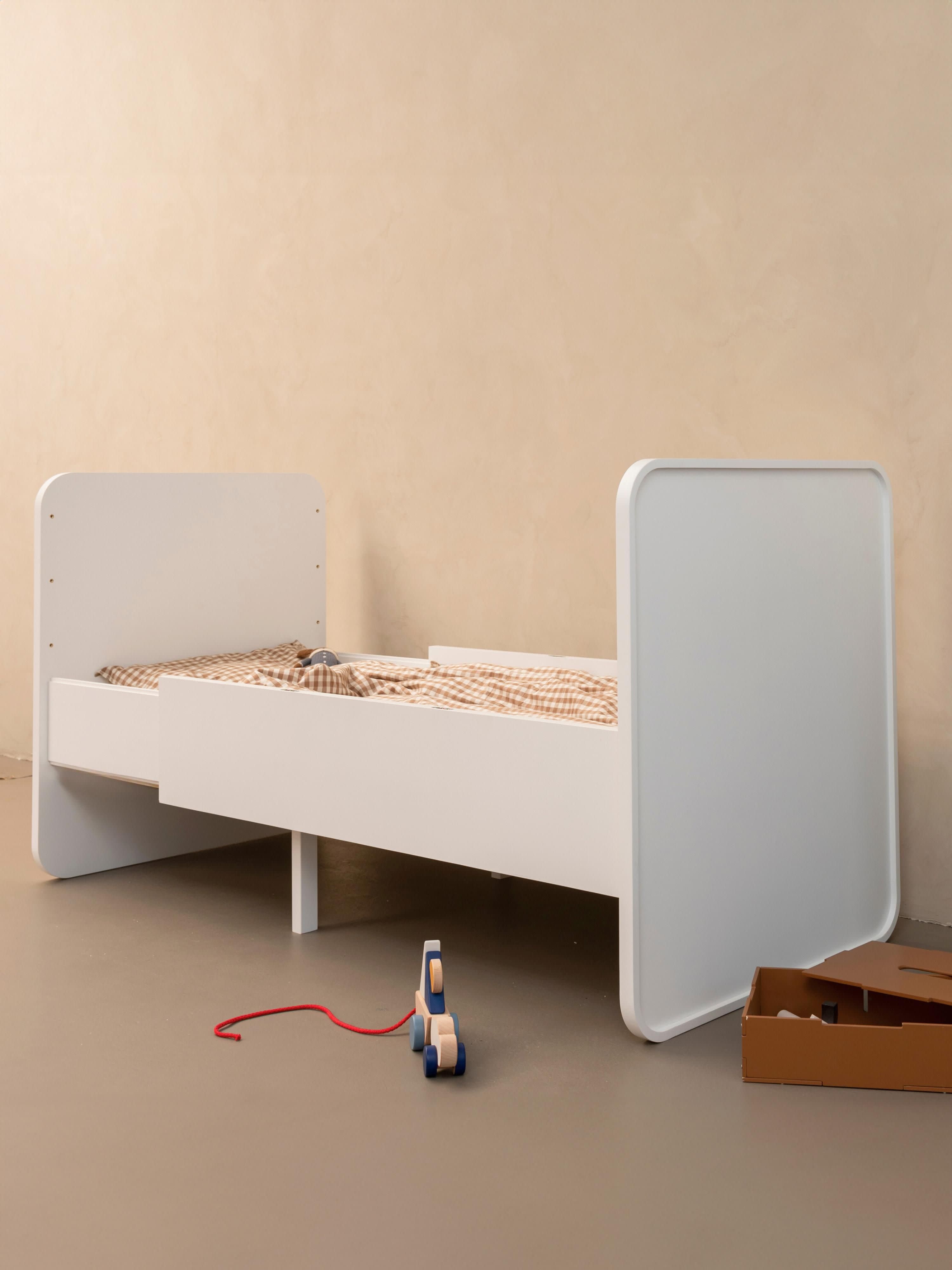 Baby Bed with Extension to Kids Bed, 70 x 120/160 cm