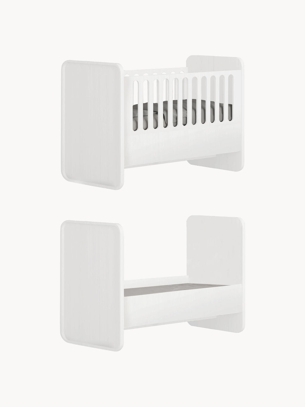 Gallery image 1 - Baby Bed with Extension to Kids Bed, 70 x 120/160 cm
