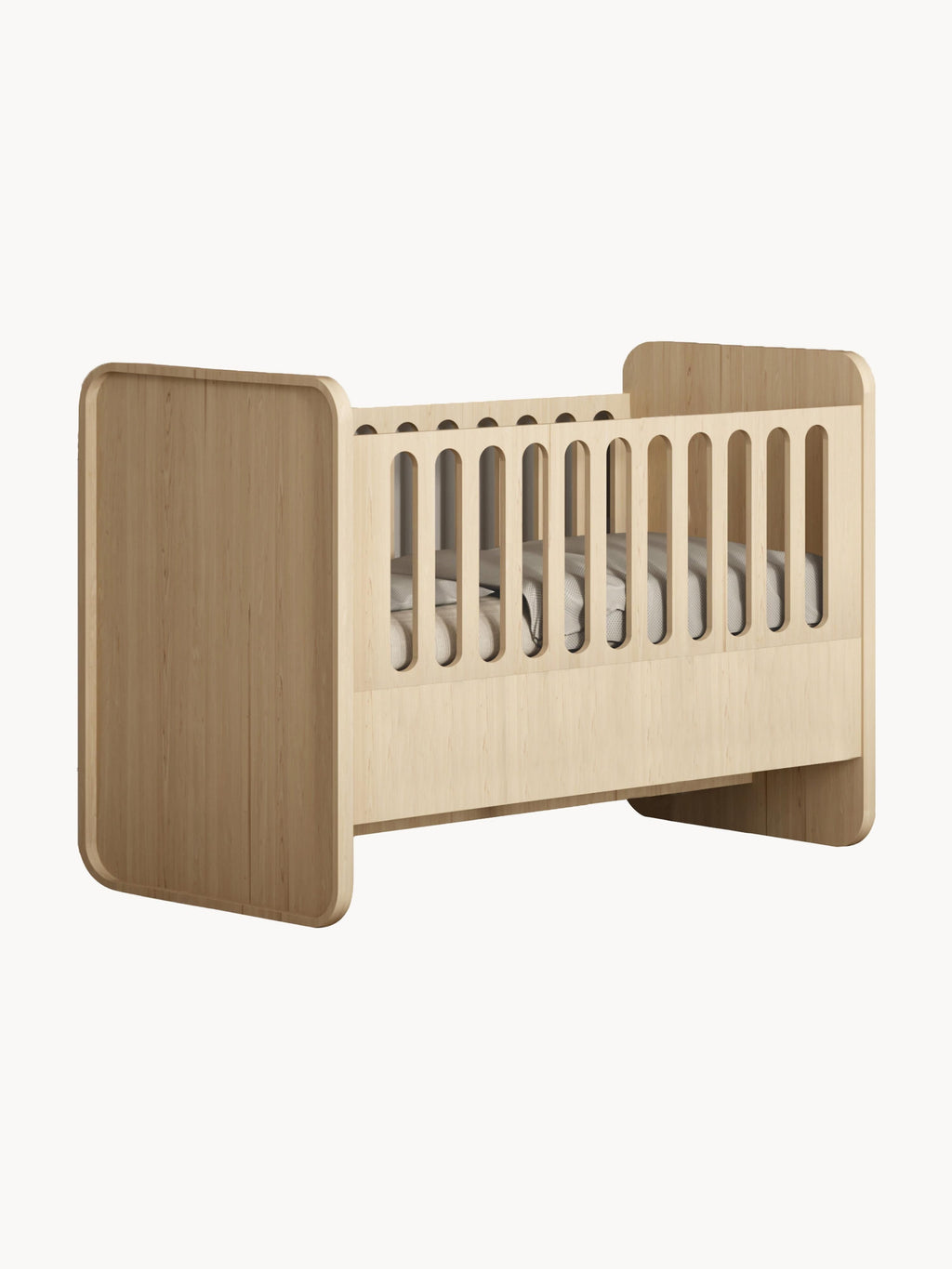 Baby Bed with Extension to Kids Bed, 70 x 120/160 cm