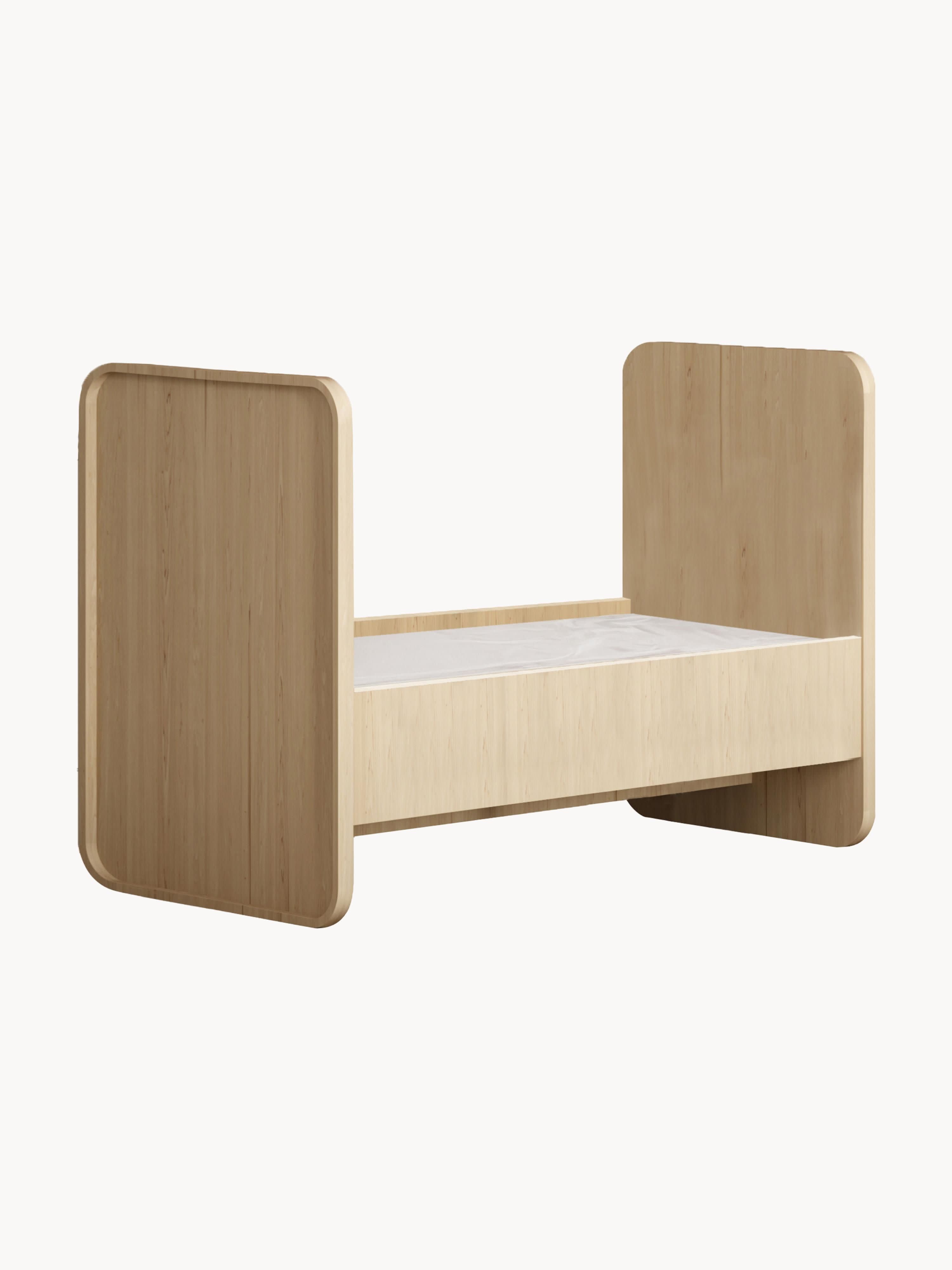 Baby Bed with Extension to Kids Bed, 70 x 120/160 cm