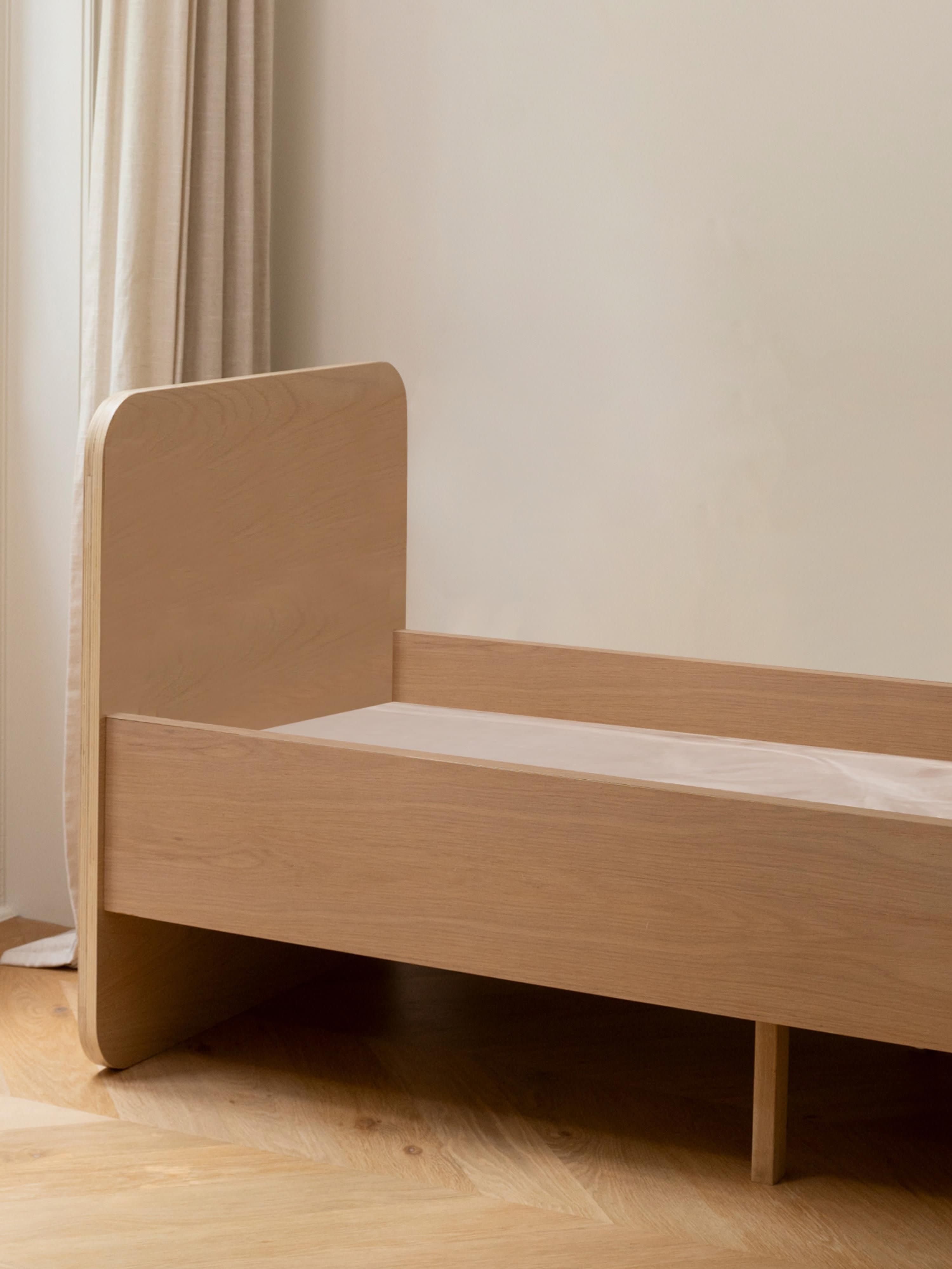 Baby Bed with Extension to Kids Bed, 70 x 120/160 cm