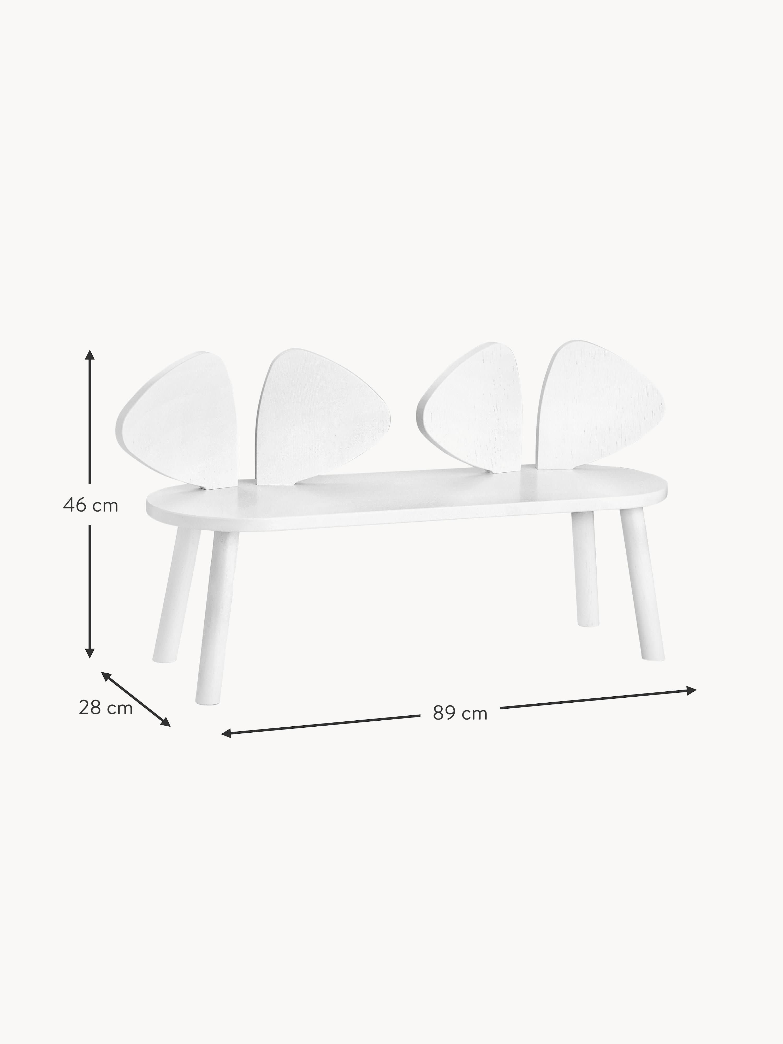 Mouse Kids Wooden Bench