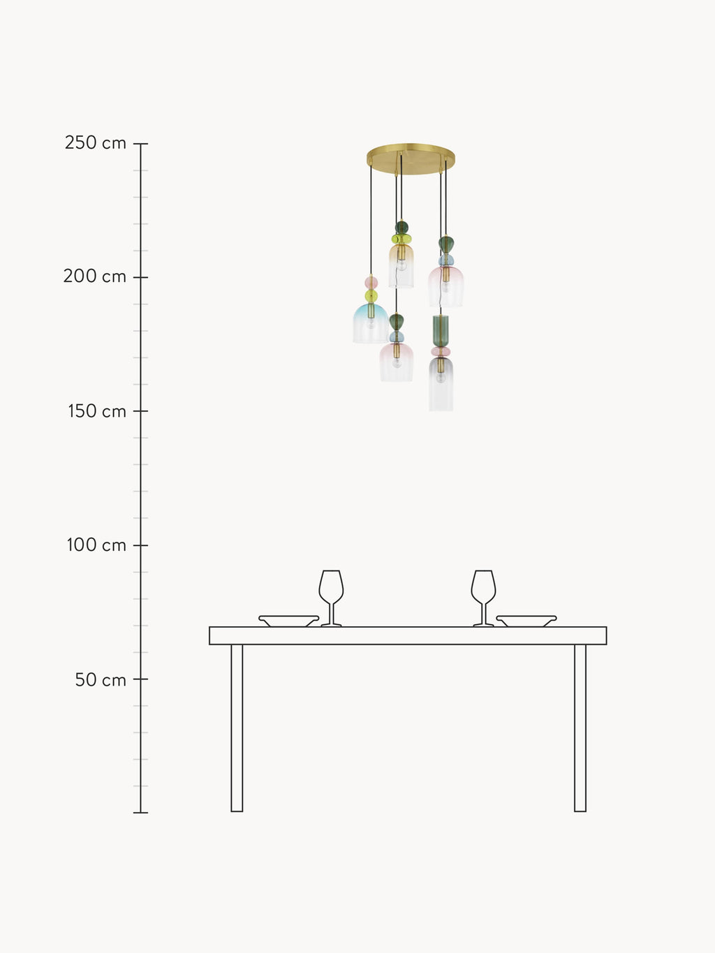 Murano Dimmable Pendant Light