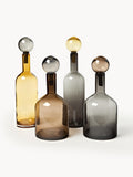 Gallery image 1 - Mouth-Blown Decorative Bottles Bubbles, Set of 4