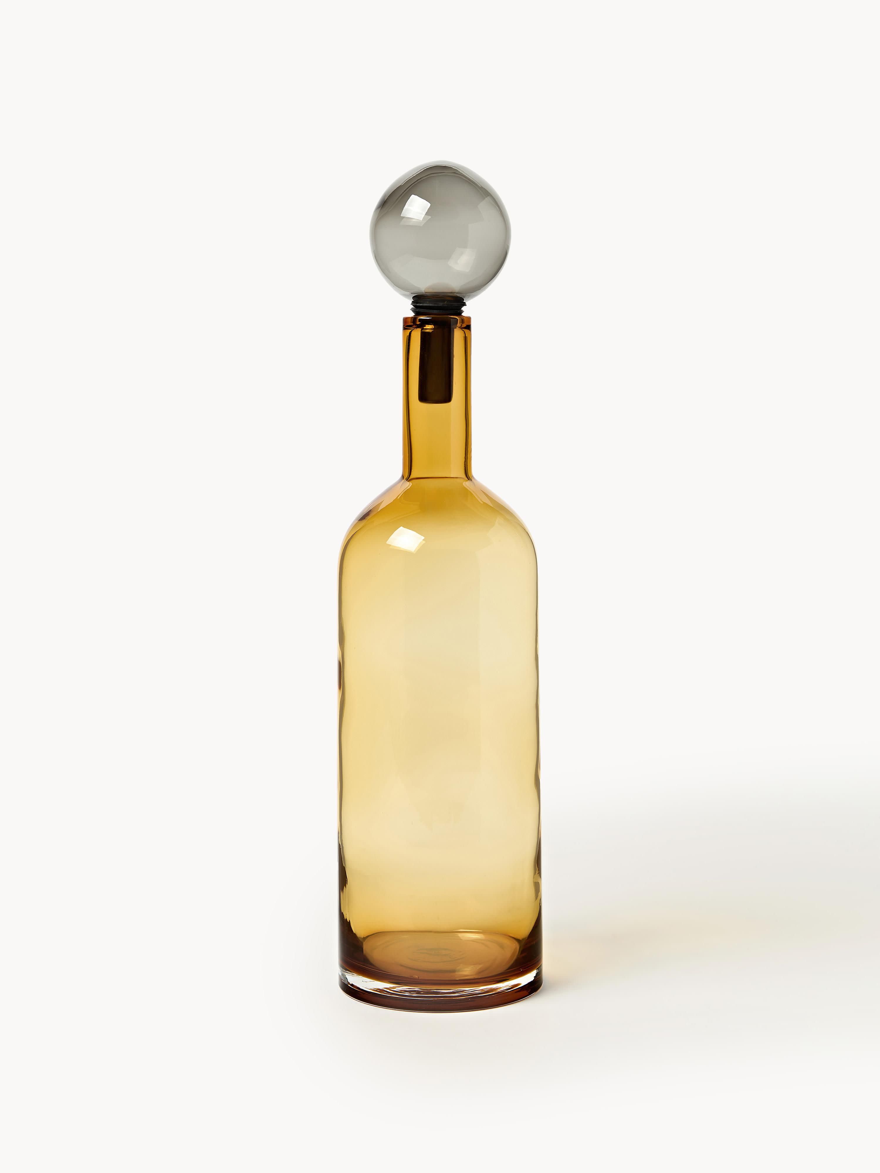 Bubbles Mouth-Blown Decorative Bottles, Set of 4