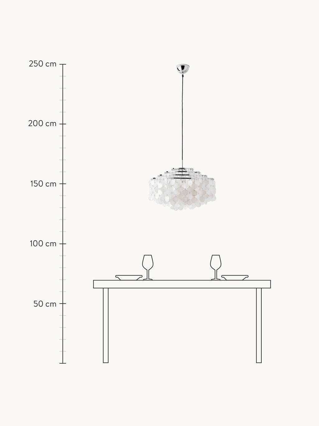 Pendant Light Fun 10DM, Design Verner Panton