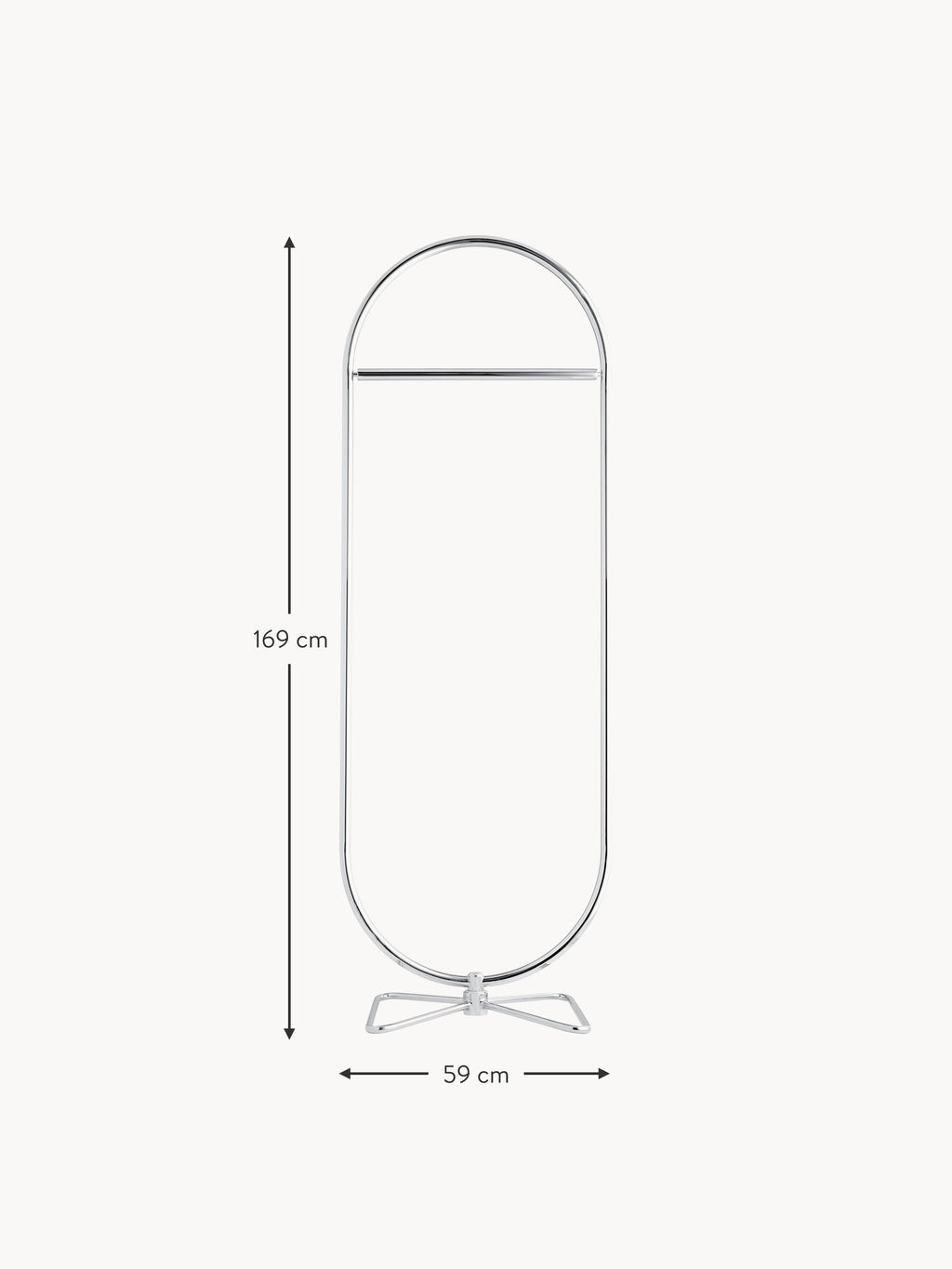 Metal Coat Stand System 1-2-3, Design Verner Panton